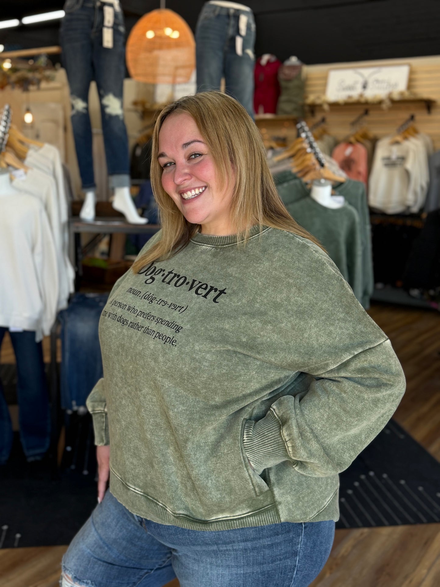 Dog-tro-vert Crew Sweatshirt