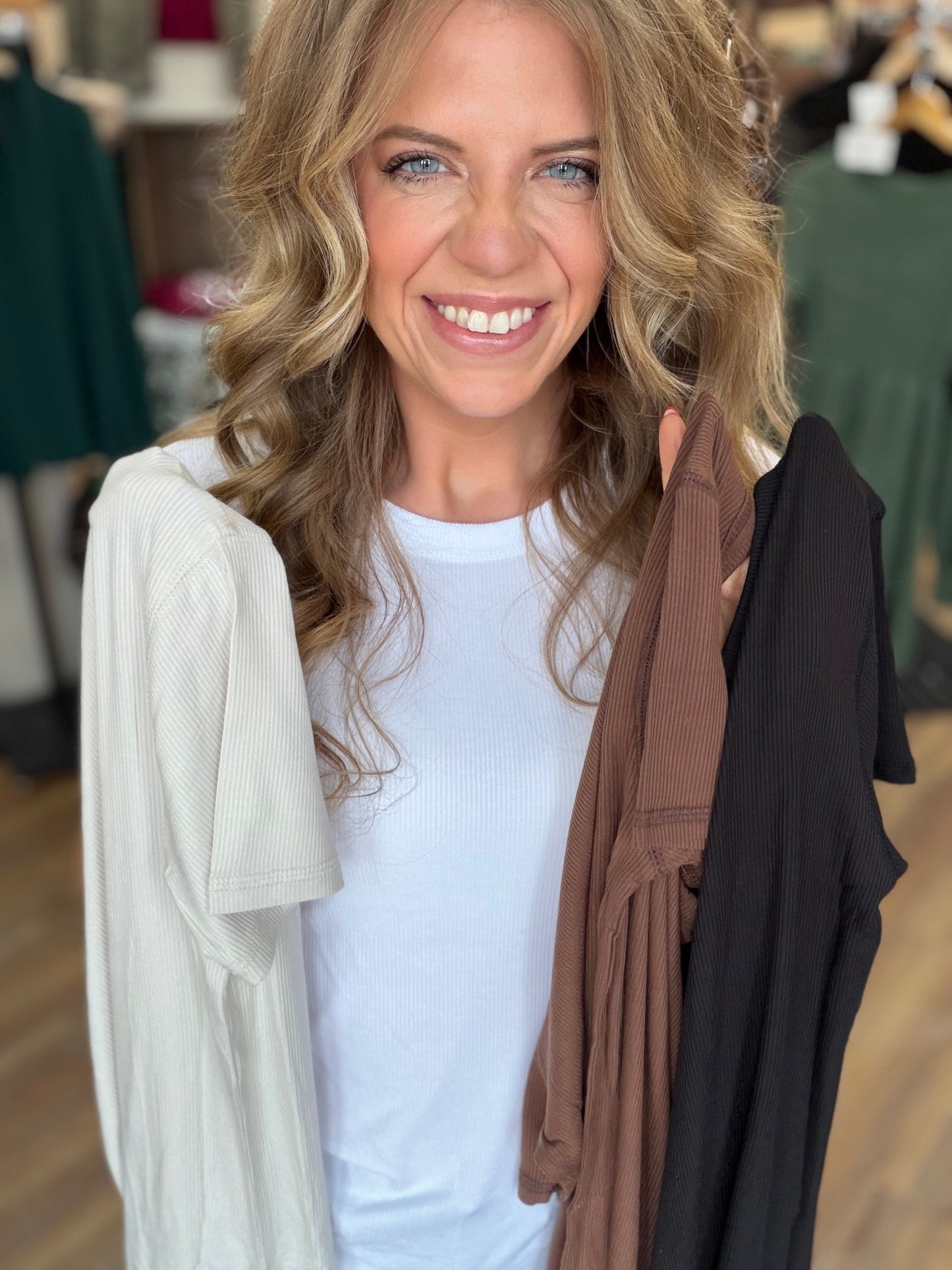 Essential Ribbed Tee