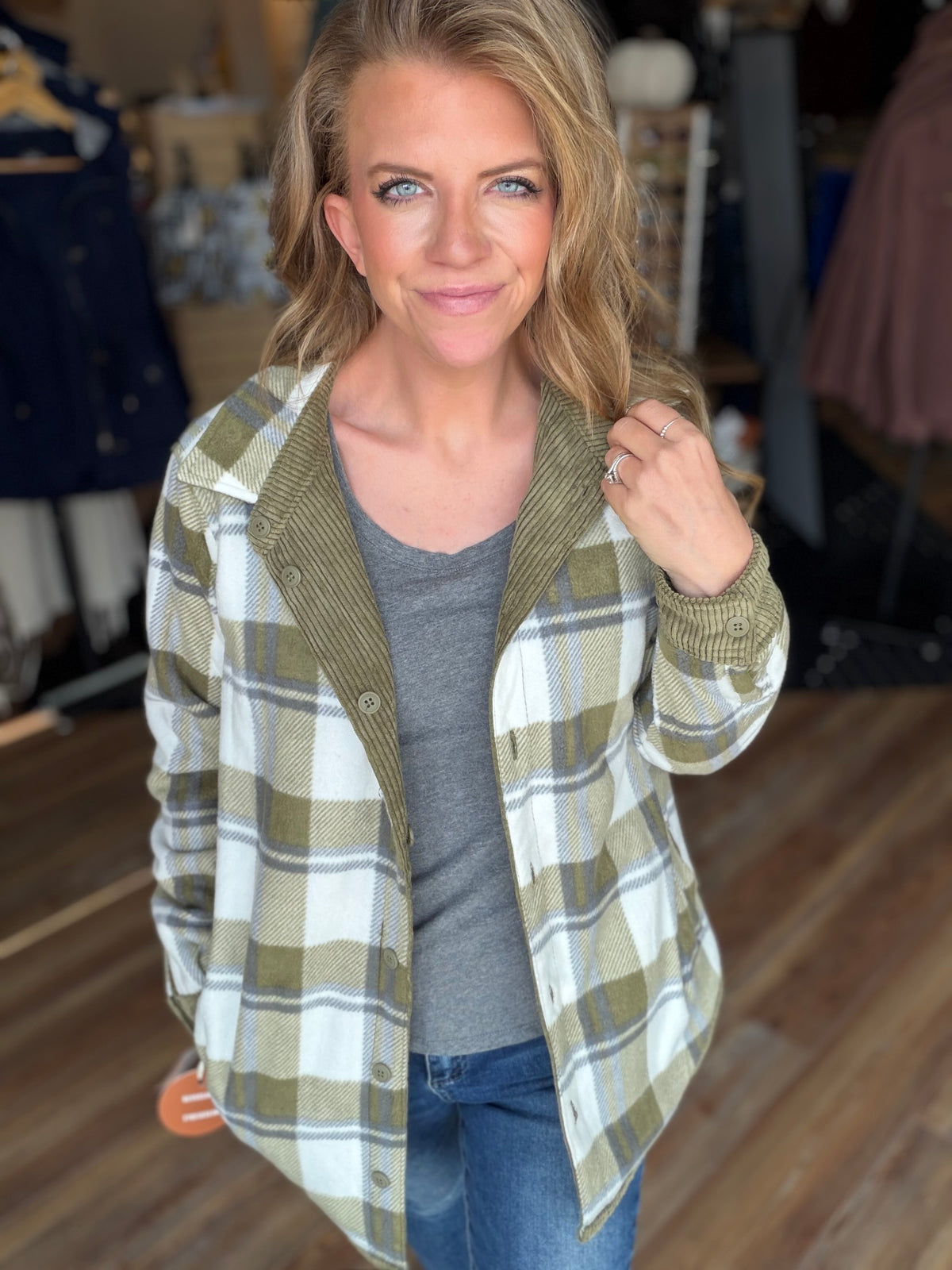 Capable Corduroy Reversible Shacket