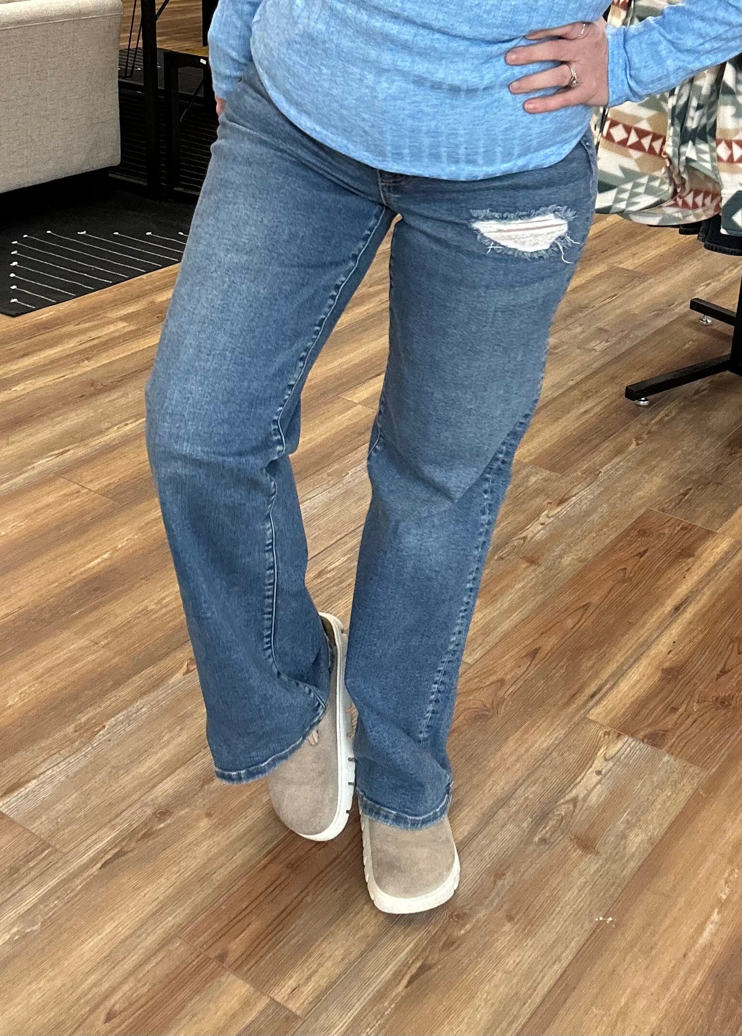 Youthful Straight Leg Jeans