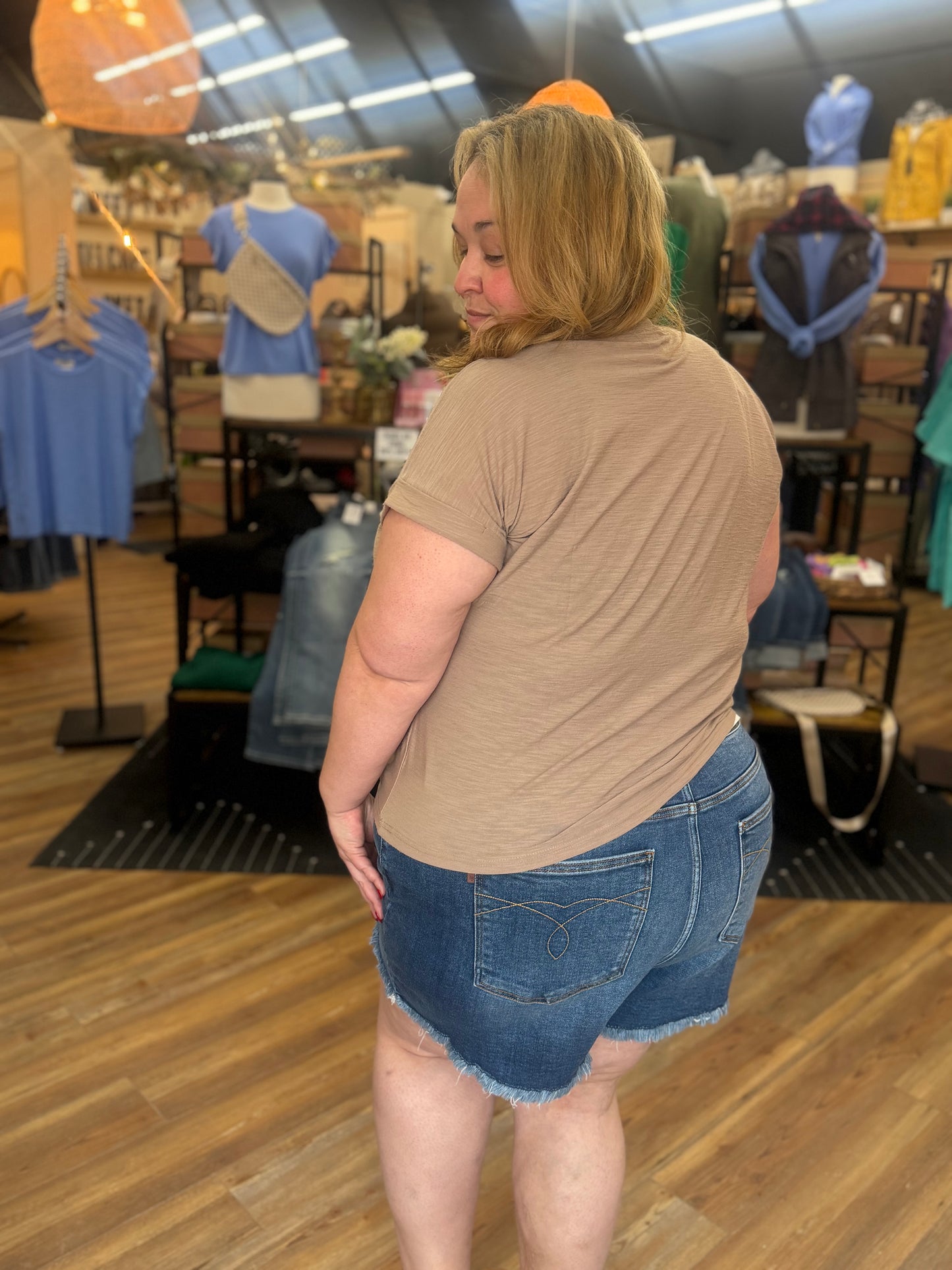 Devotion Frayed JUDY BLUE Shorts