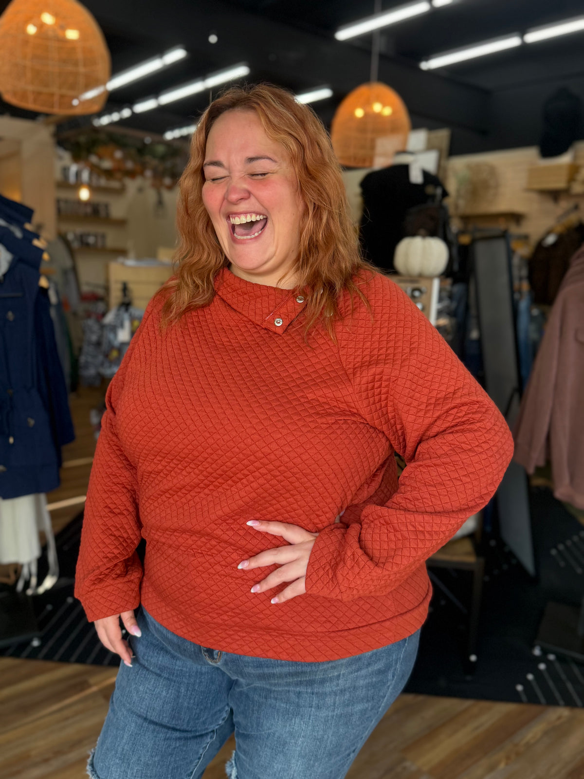 Qualified Quilted Sweatshirt