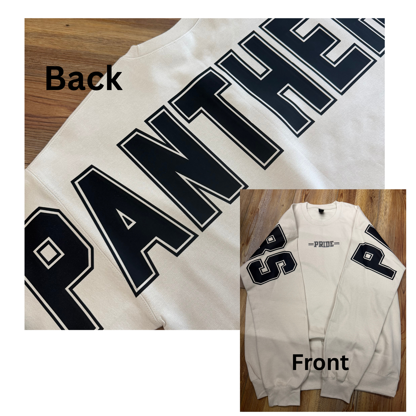 PRE-ORDER School Pride Front to Back Crew Sweatshirt