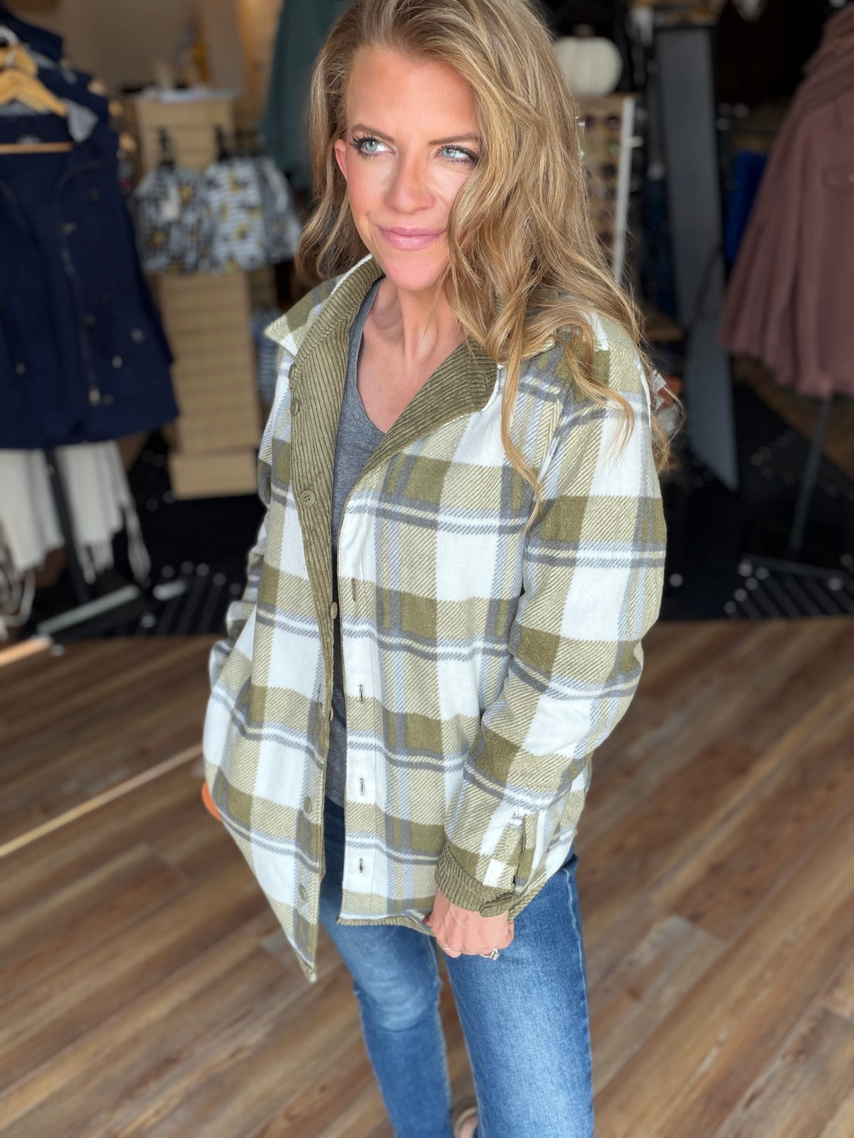 Capable Corduroy Reversible Shacket