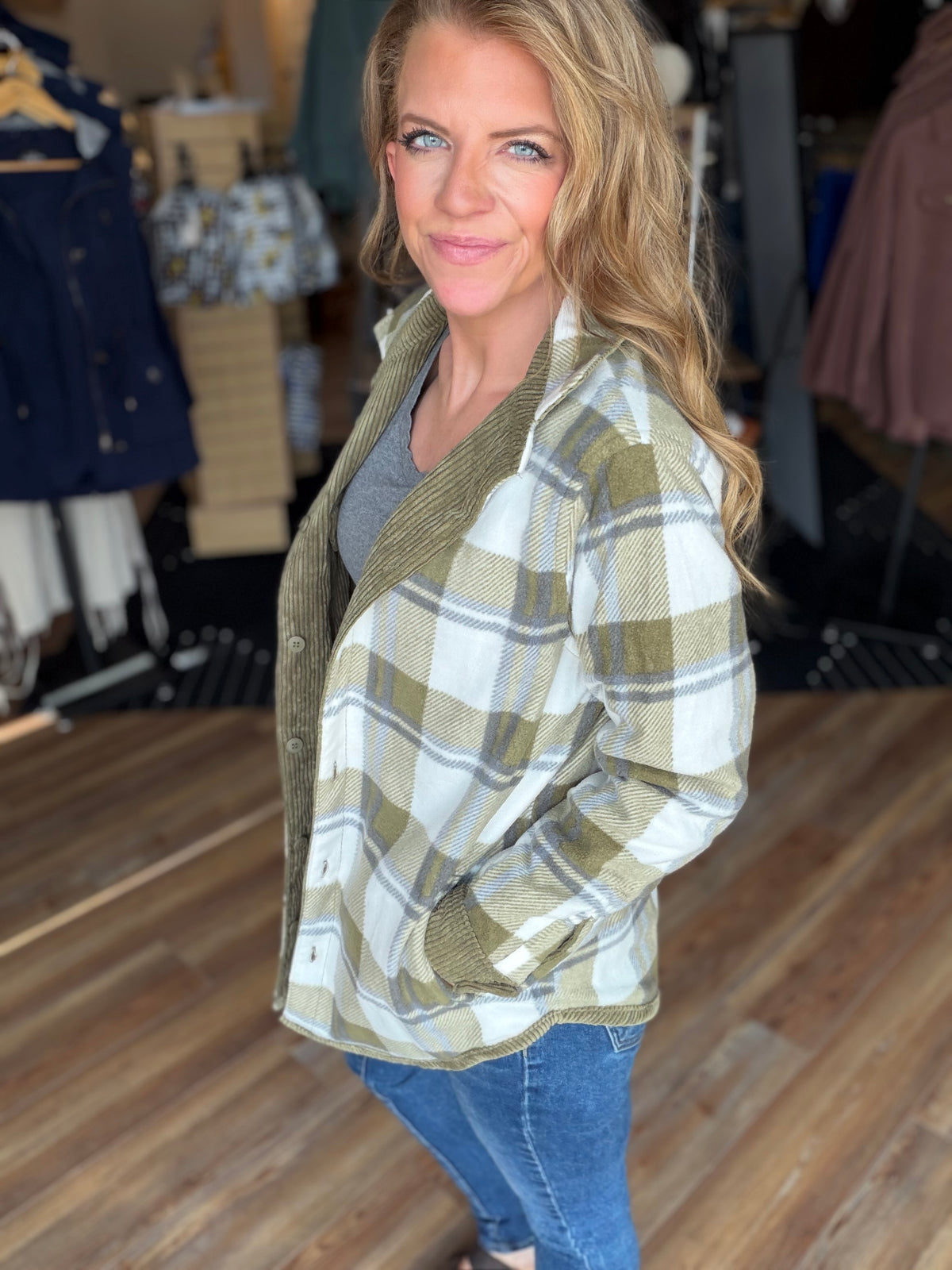 Capable Corduroy Reversible Shacket