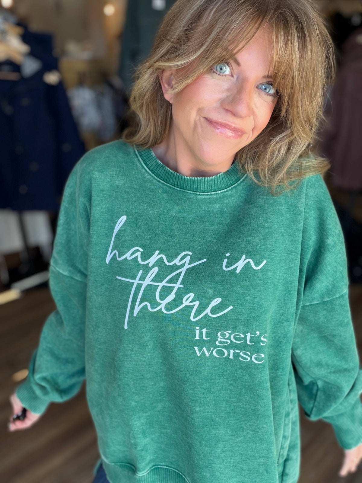 Hang in there Crew Sweatshirt