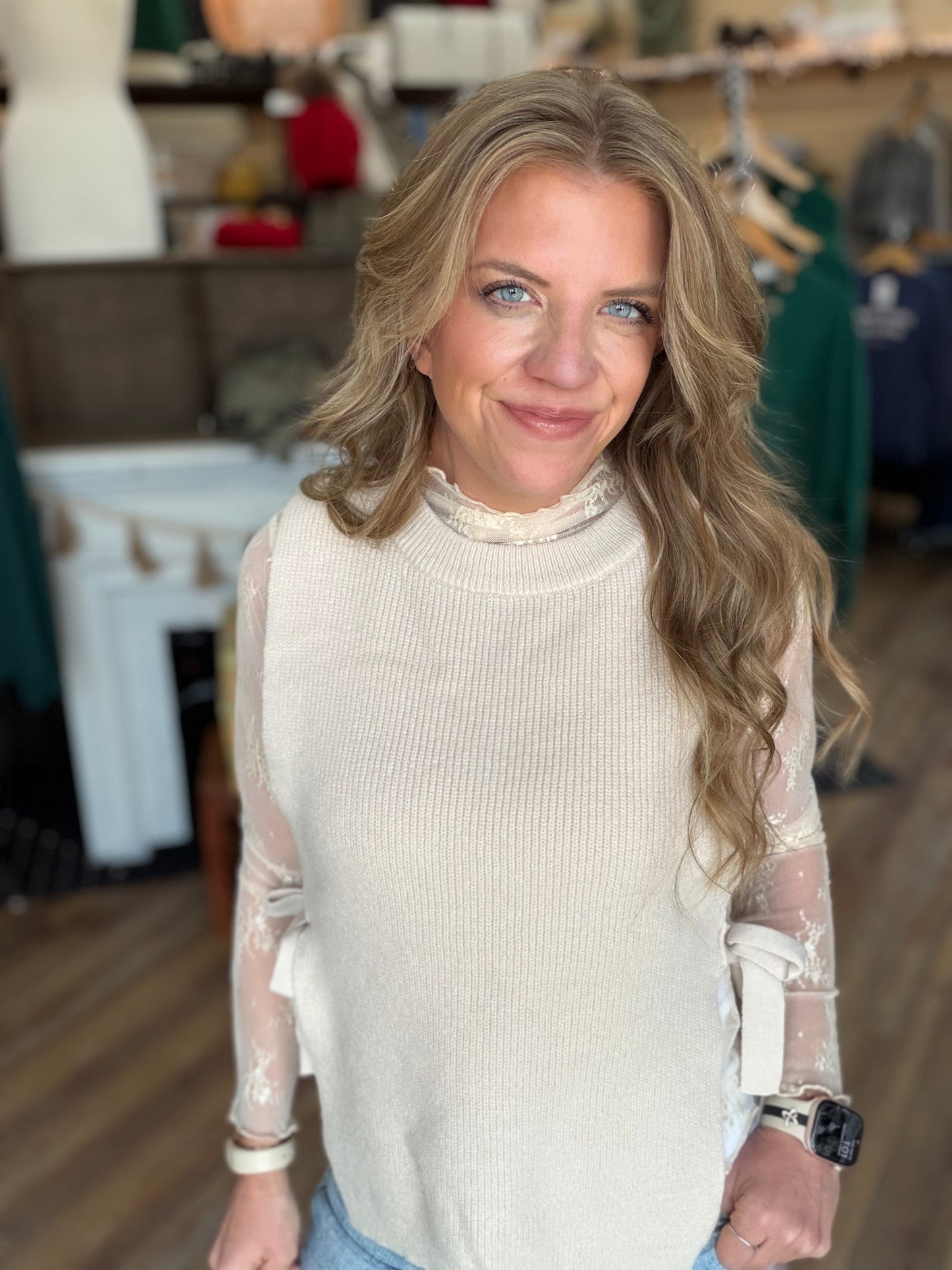 Engaged Side Tie Sweater