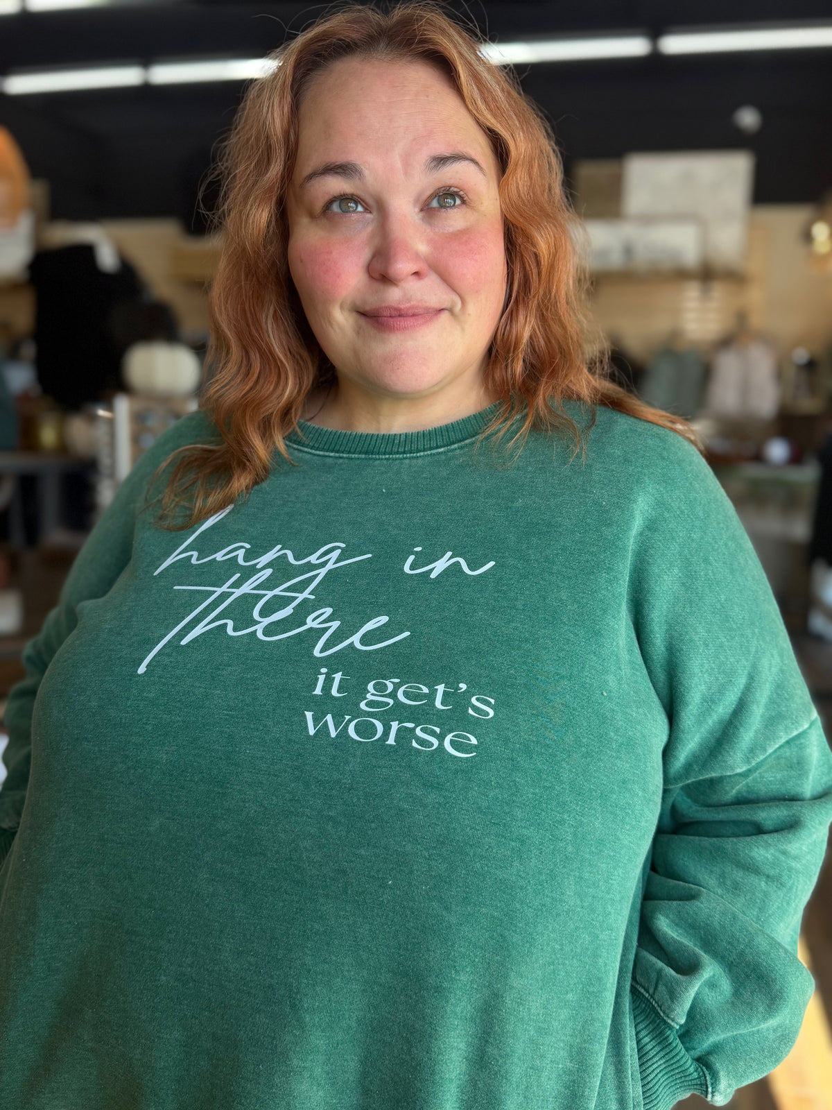 Hang in there Crew Sweatshirt