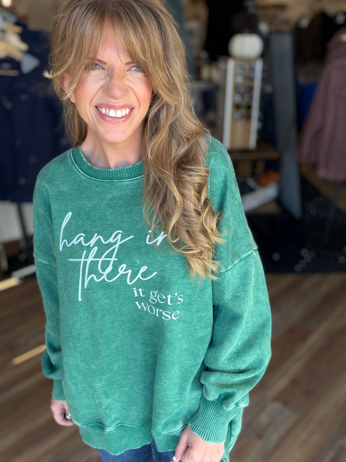 Hang in there Crew Sweatshirt