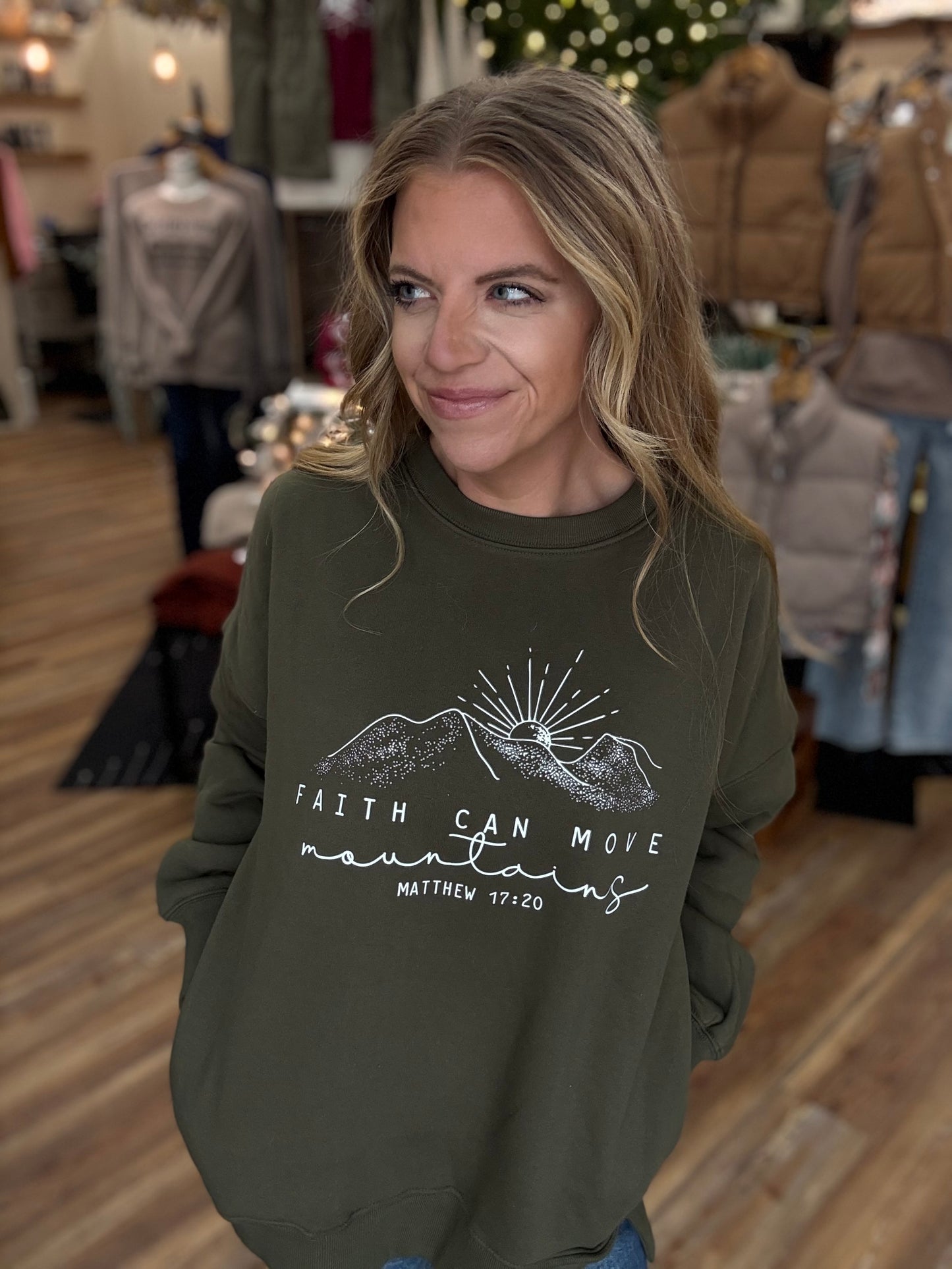 Matthew 17:20 Crew Sweatshirt