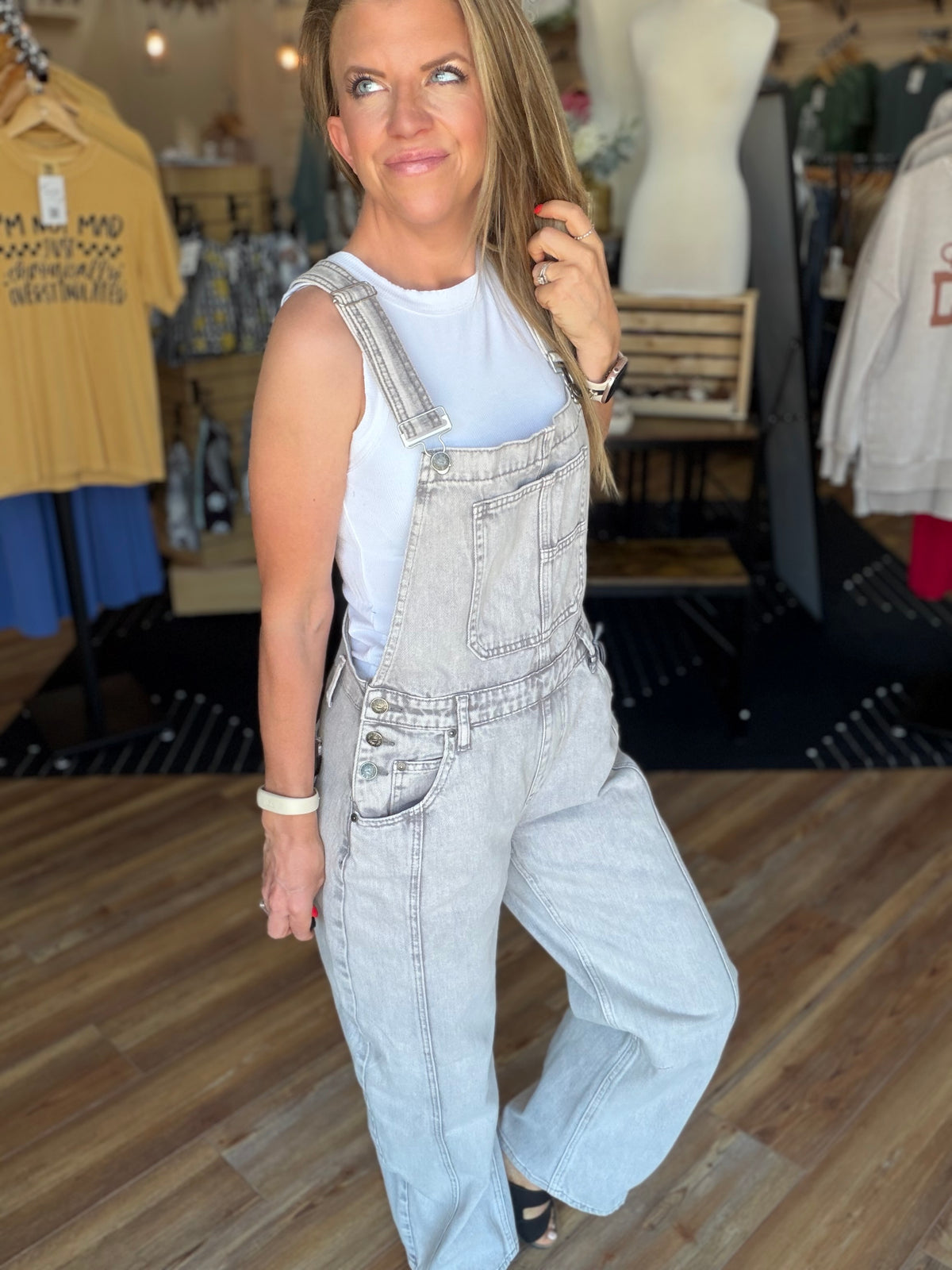 Optimistic Barrel Overalls