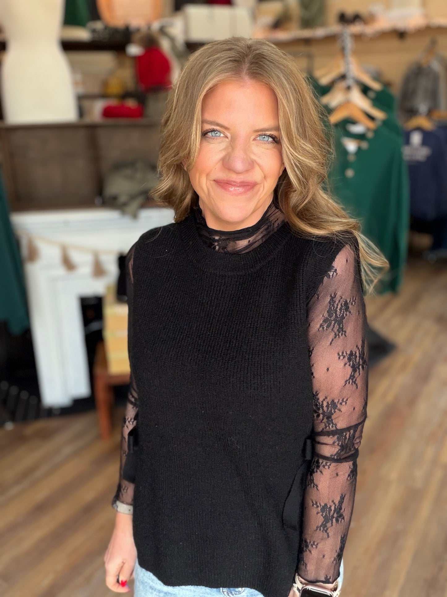 Engaged Side Tie Sweater