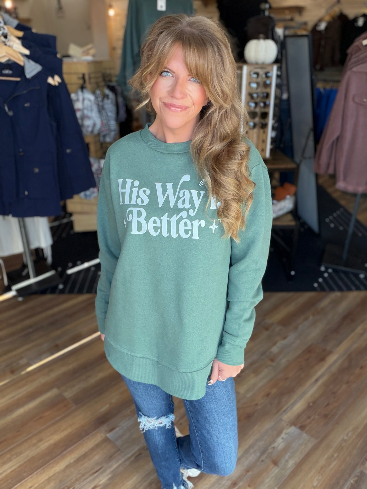 His Way Crew Sweatshirt