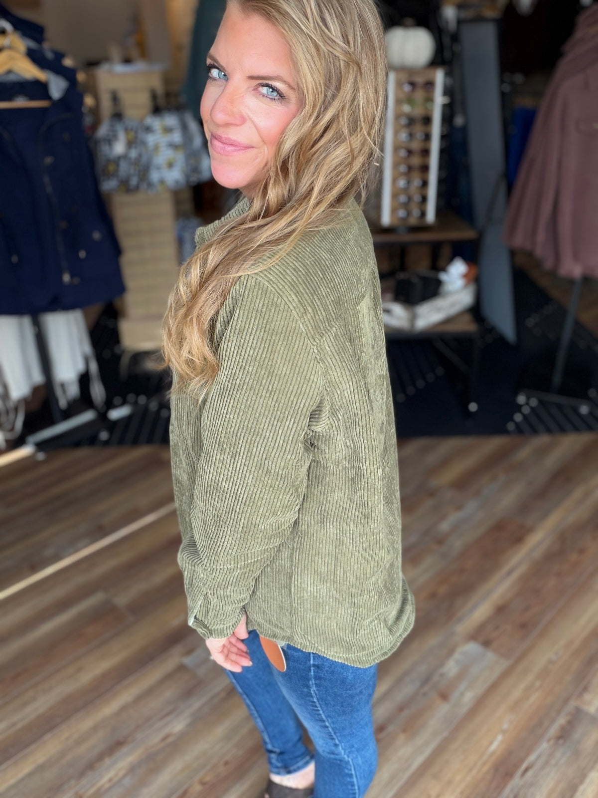 Capable Corduroy Reversible Shacket