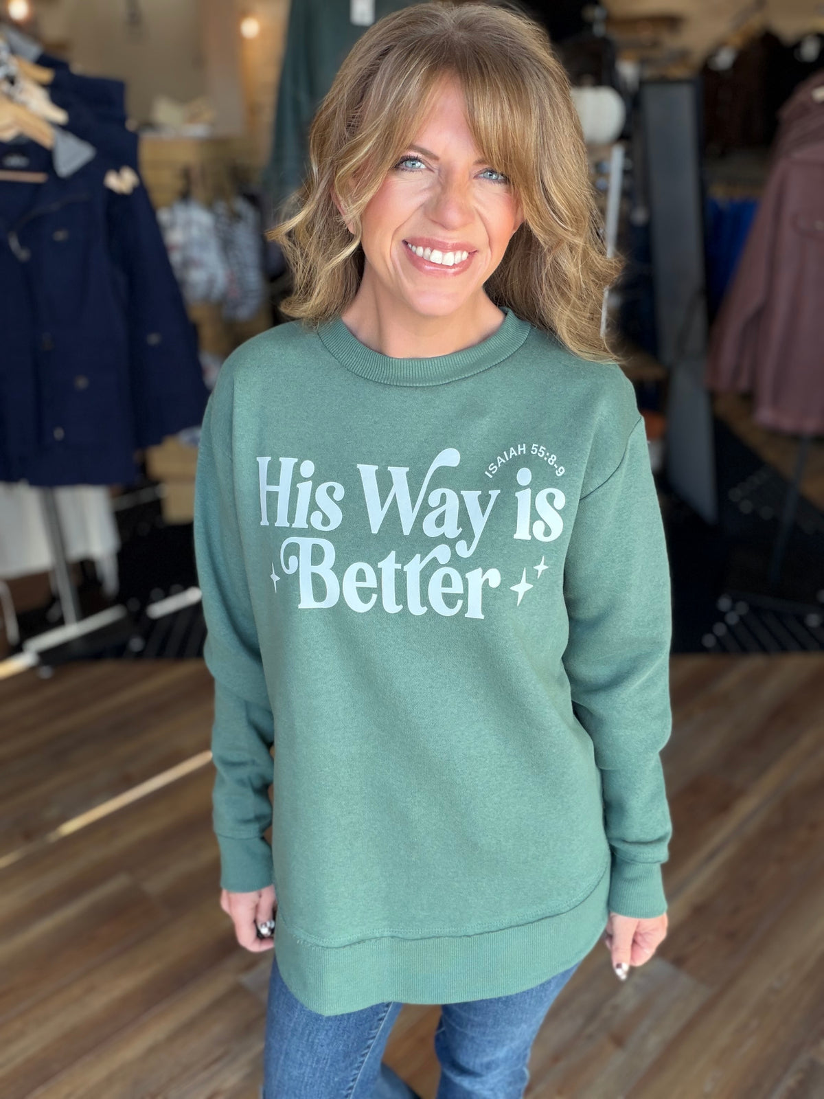 His Way Crew Sweatshirt