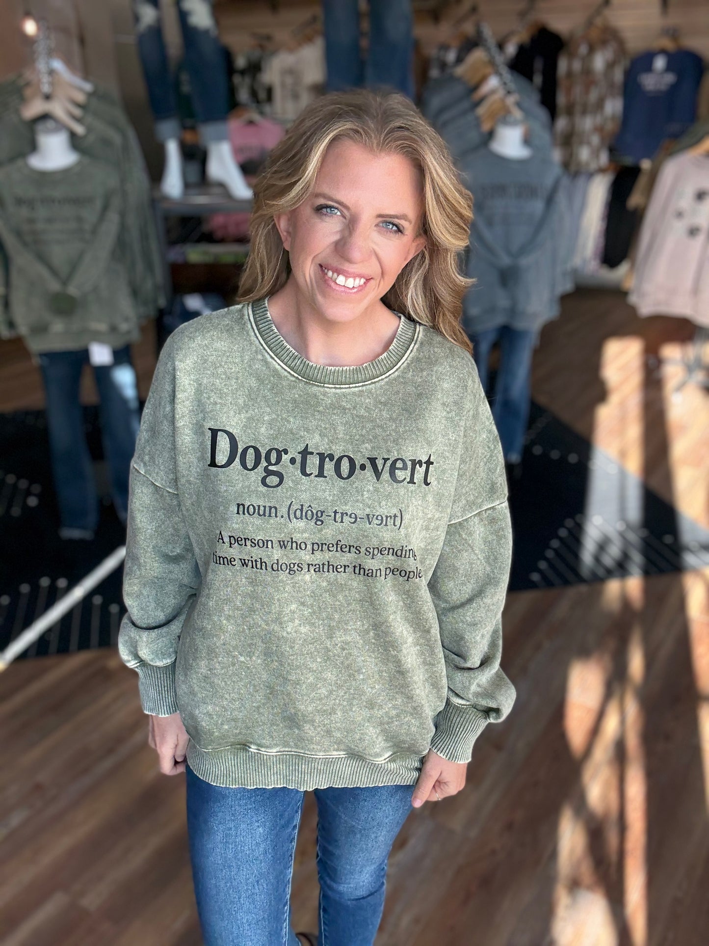 Dog-tro-vert Crew Sweatshirt