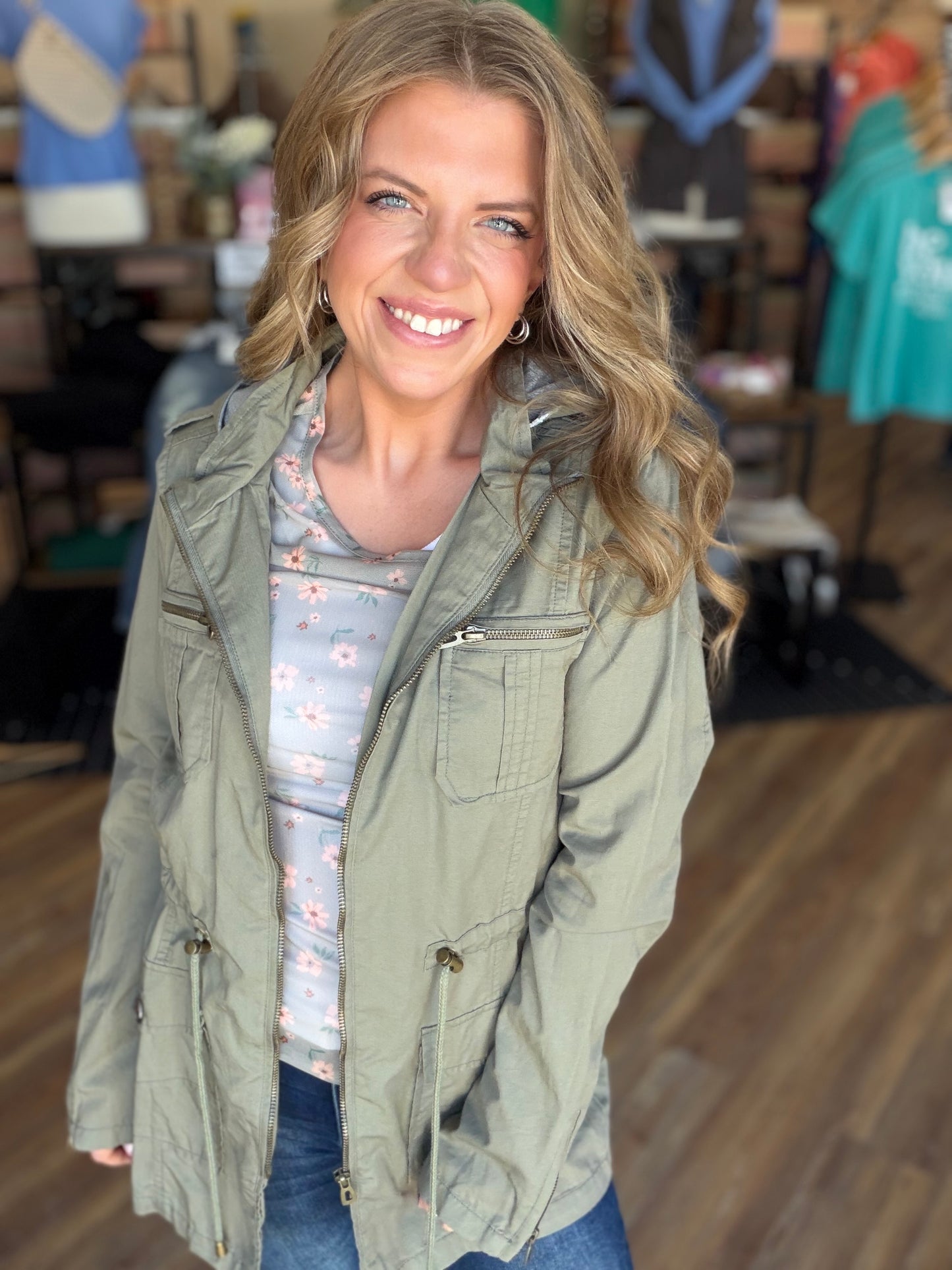 Honored Sheer Floral Long Sleeve
