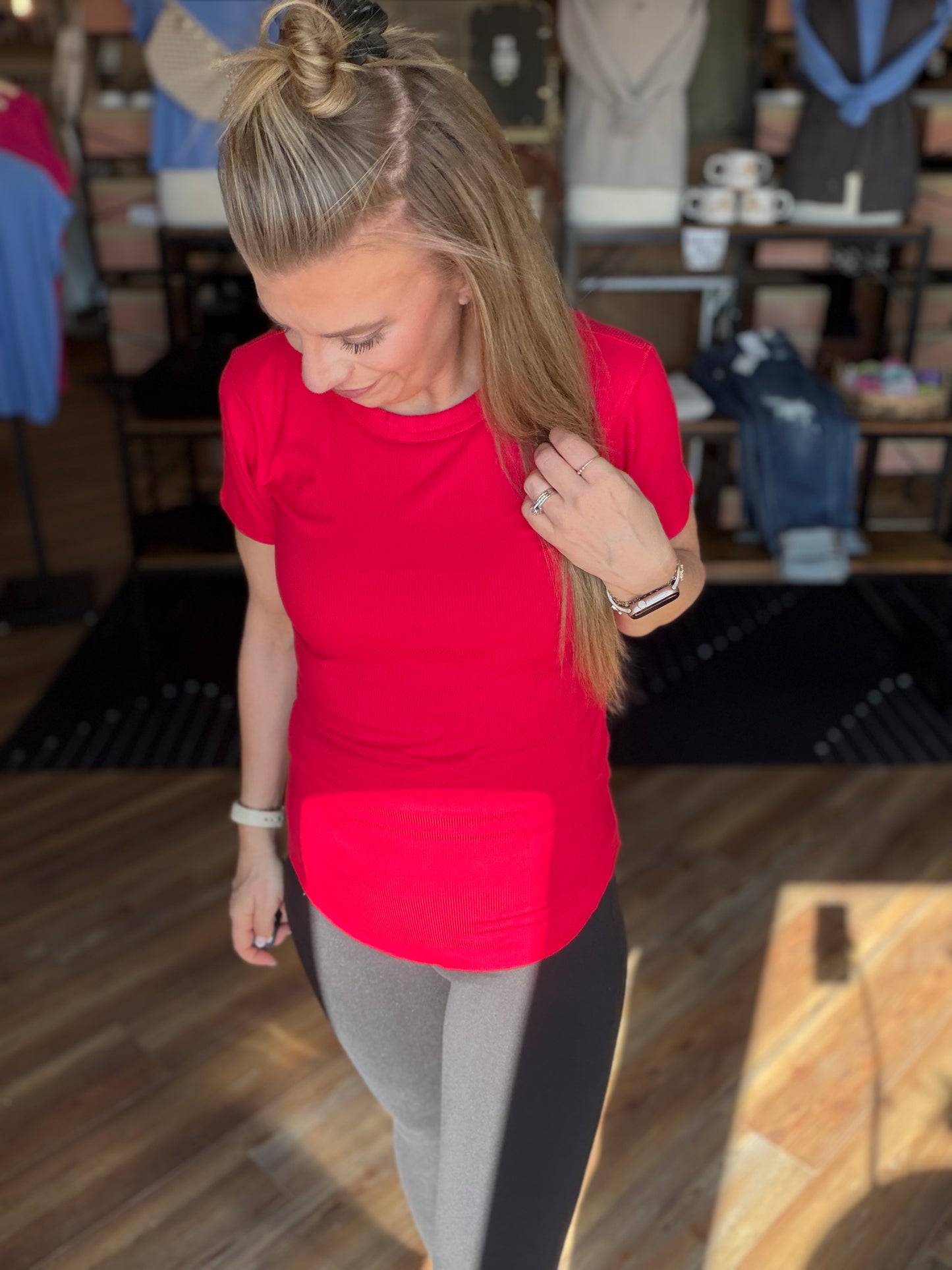 Essential Ribbed Tee