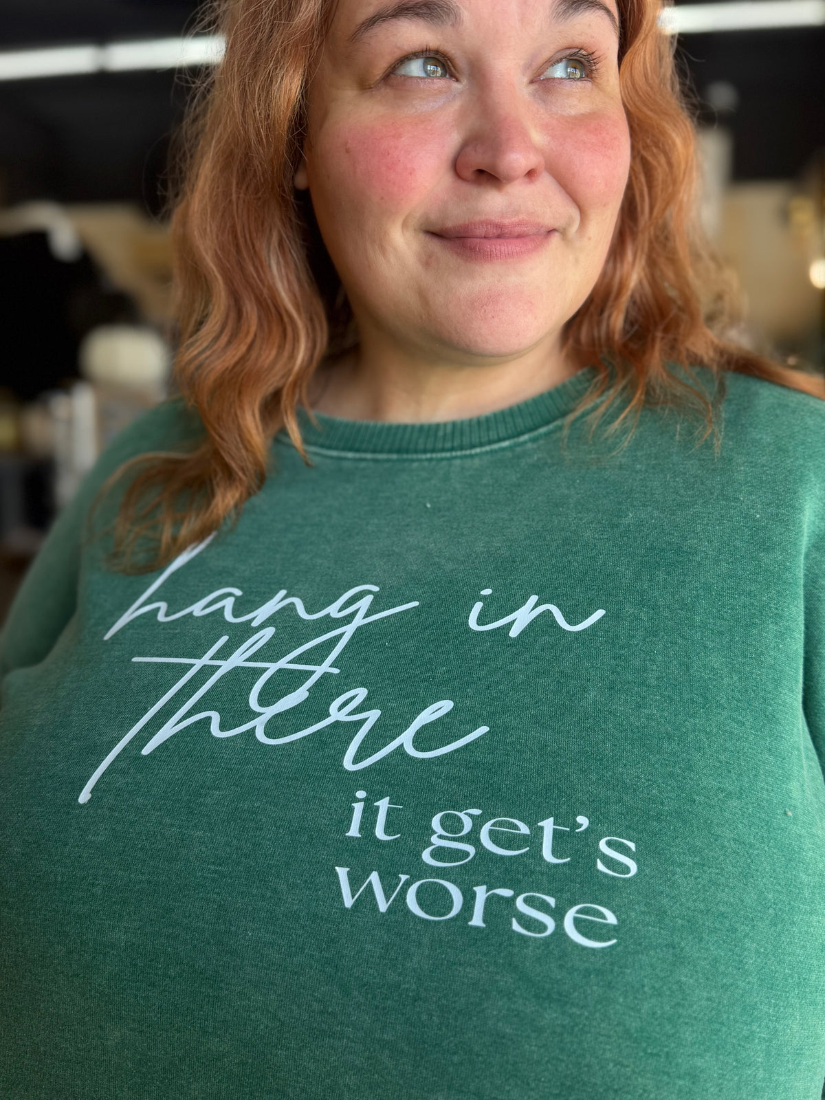 Hang in there Crew Sweatshirt
