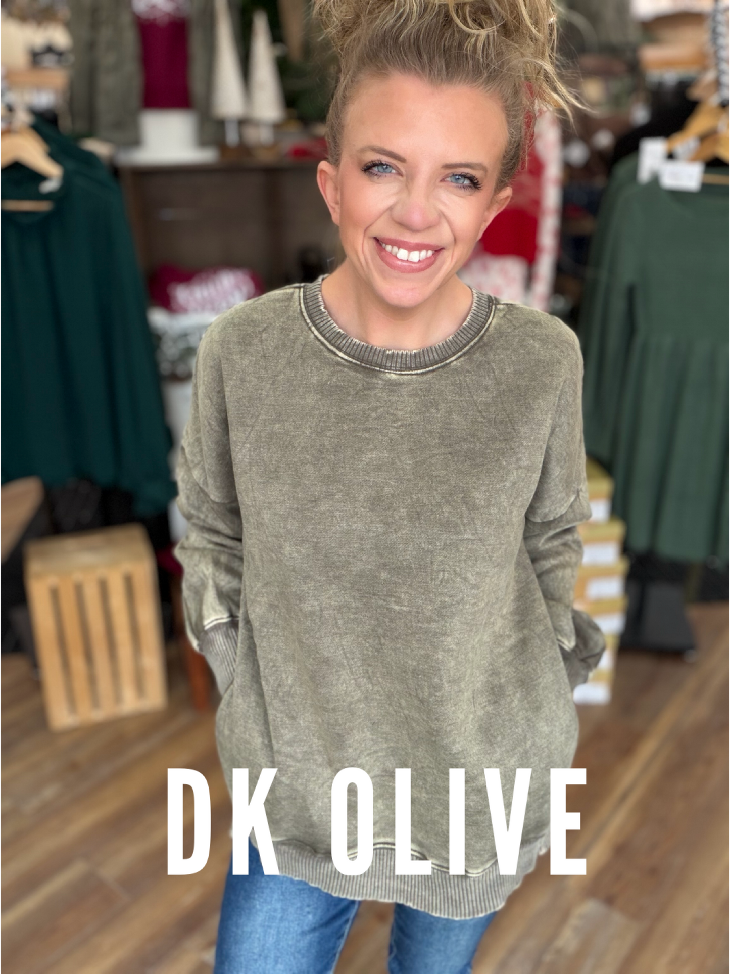 Winner Sweatshirt Acid Wash