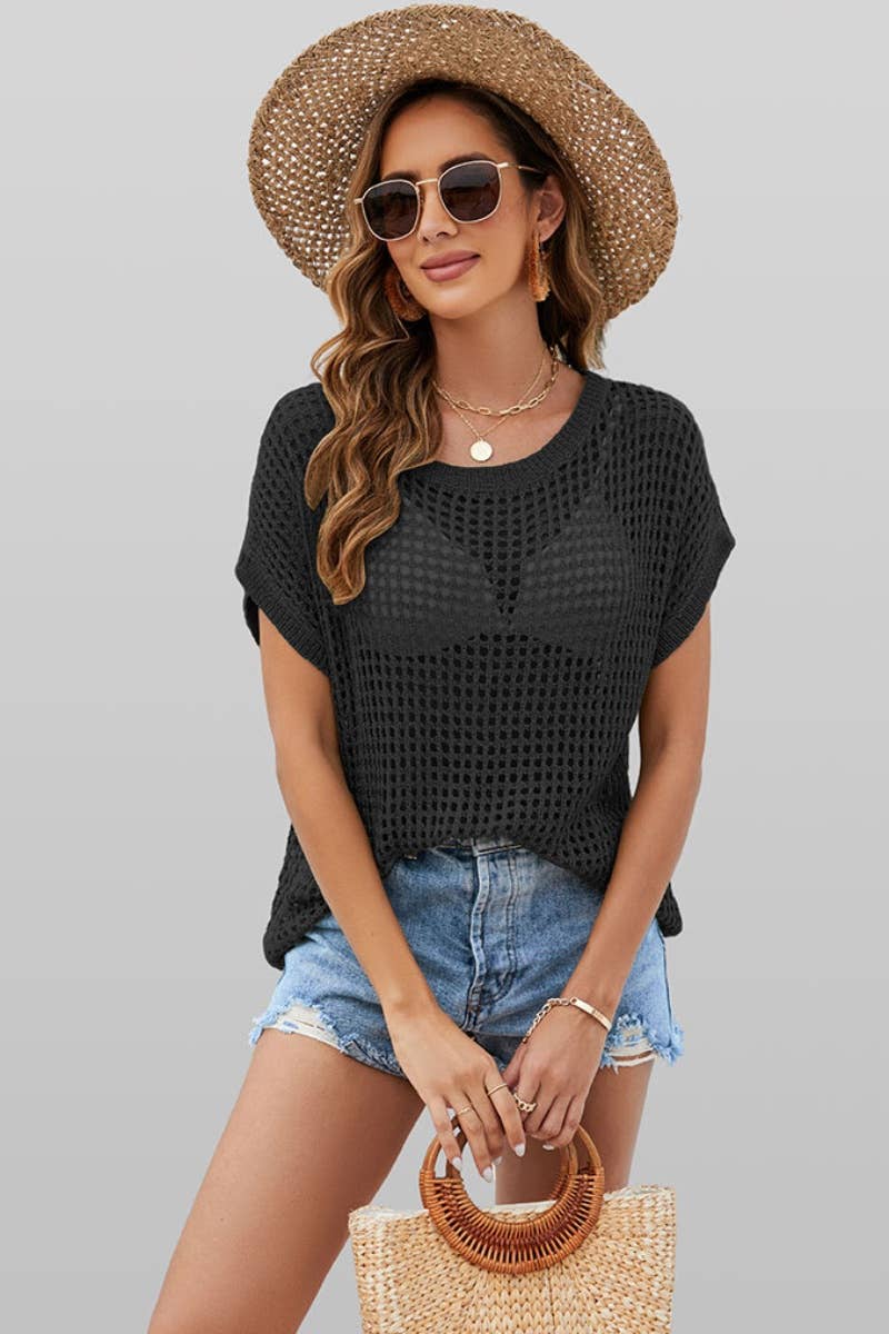 Knit Cover Up Top