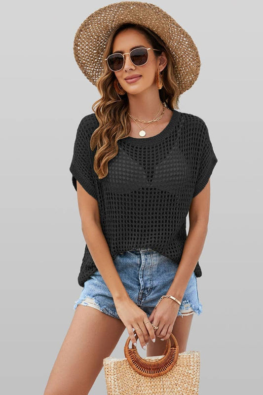 Knit Cover Up Top