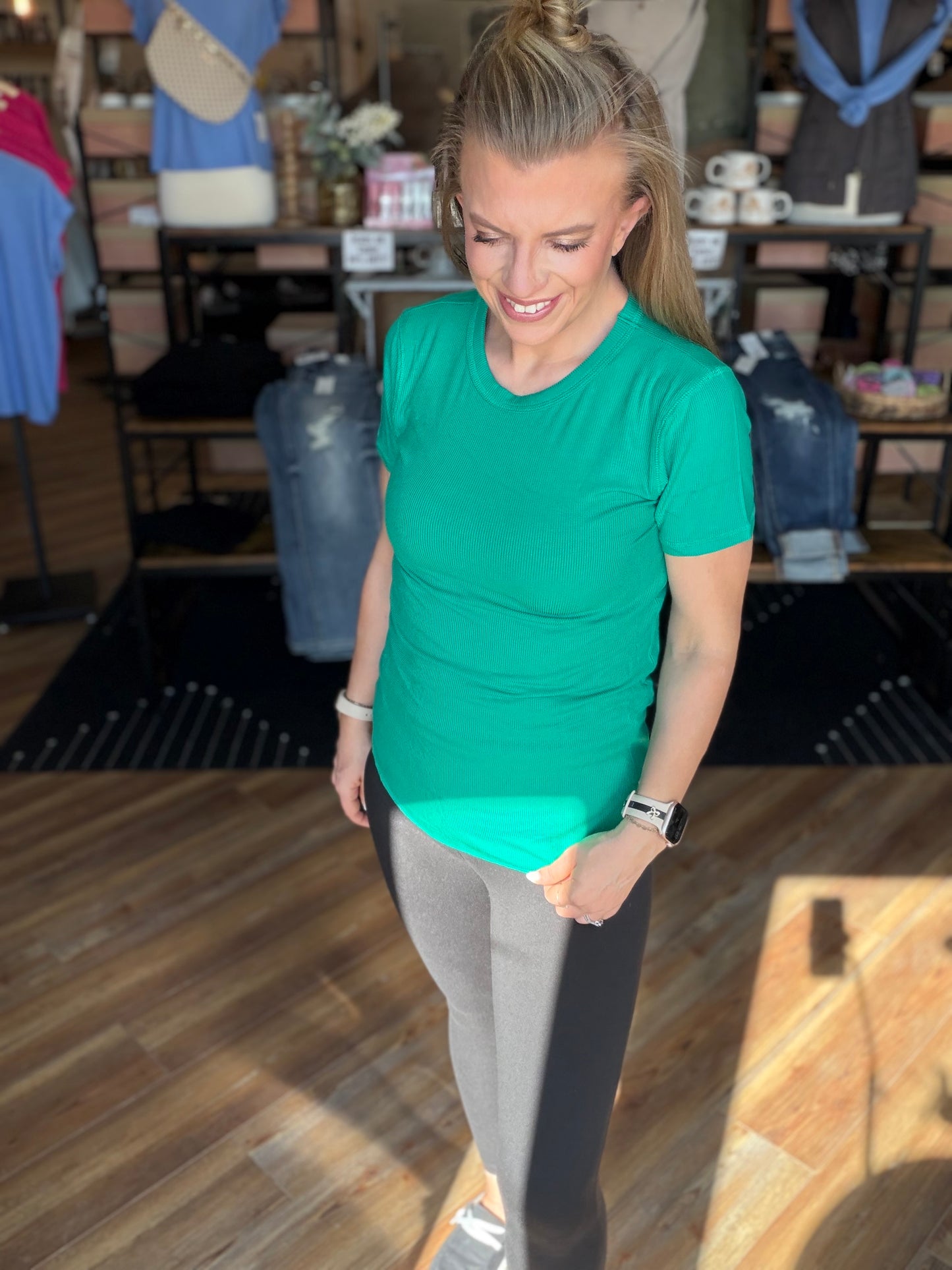 Essential Ribbed Tee
