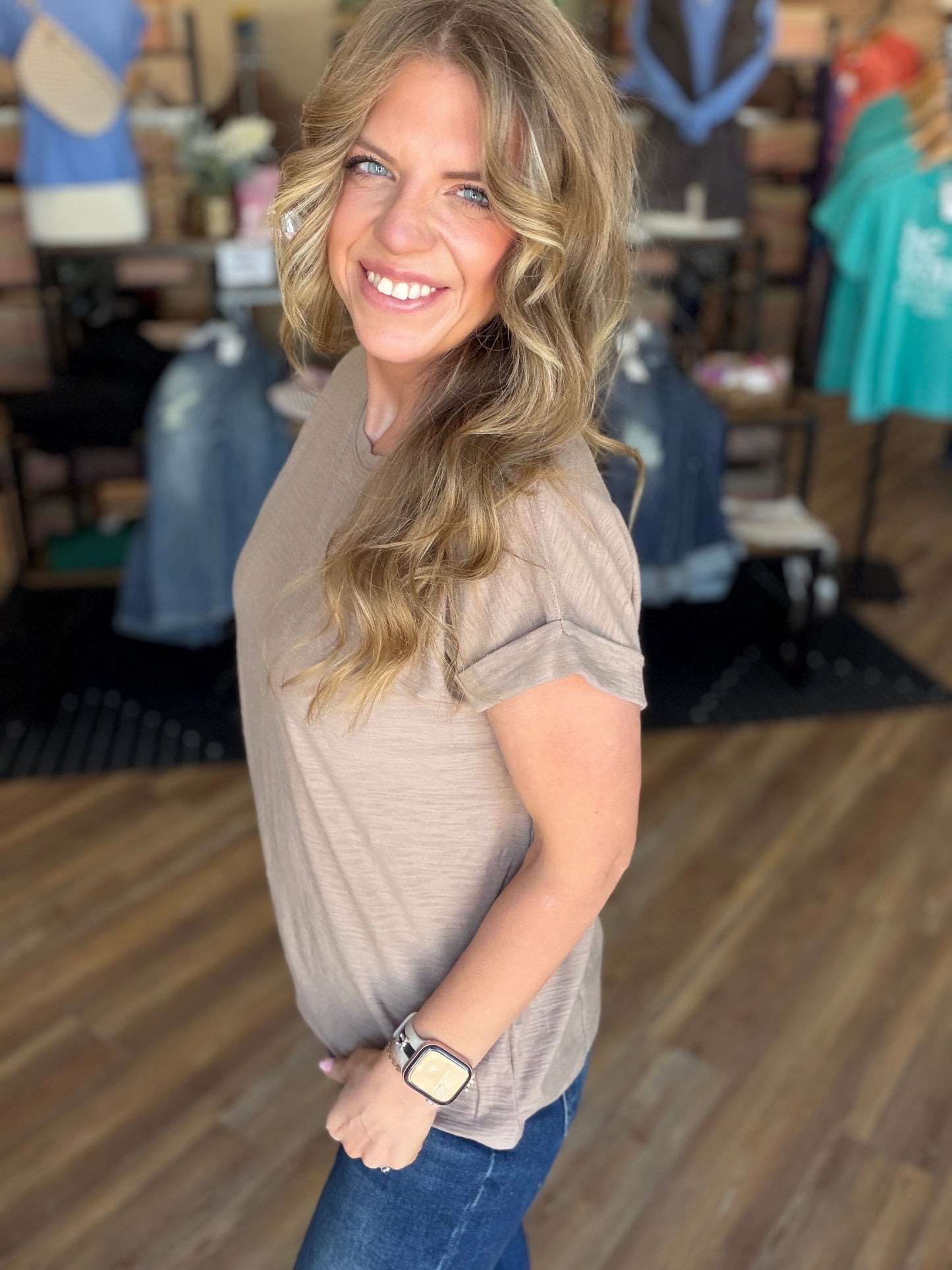 Privileged Cuffed Tee