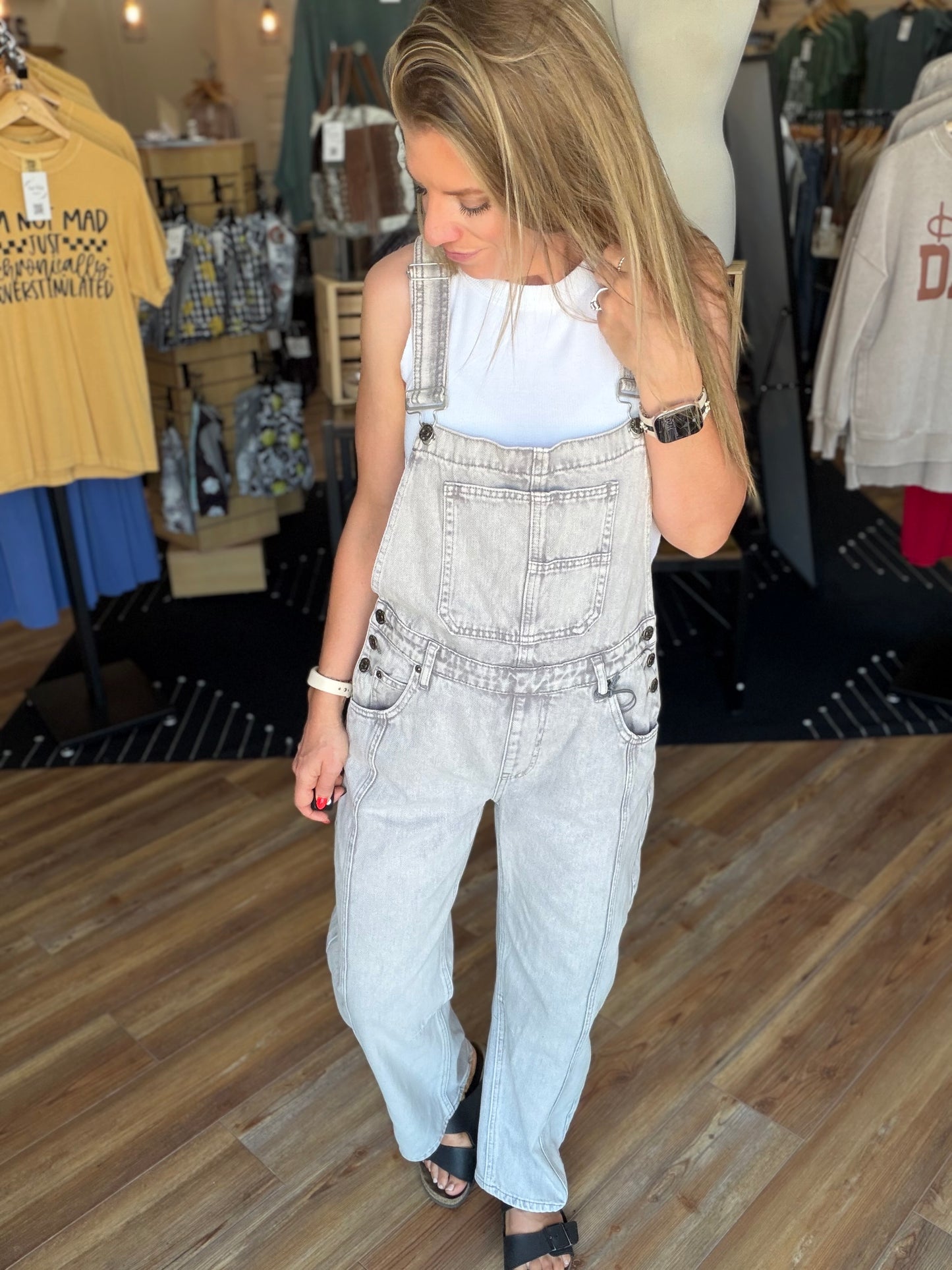 Optimistic Barrel Overalls