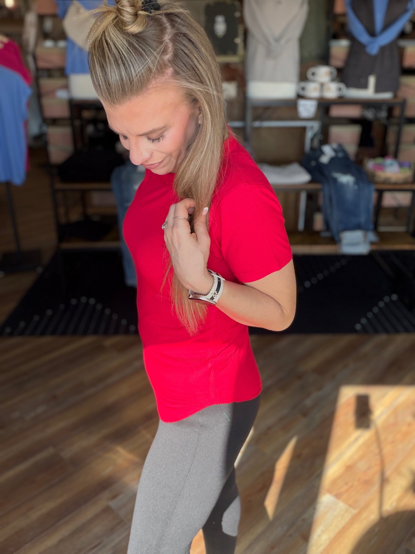 Essential Ribbed Tee