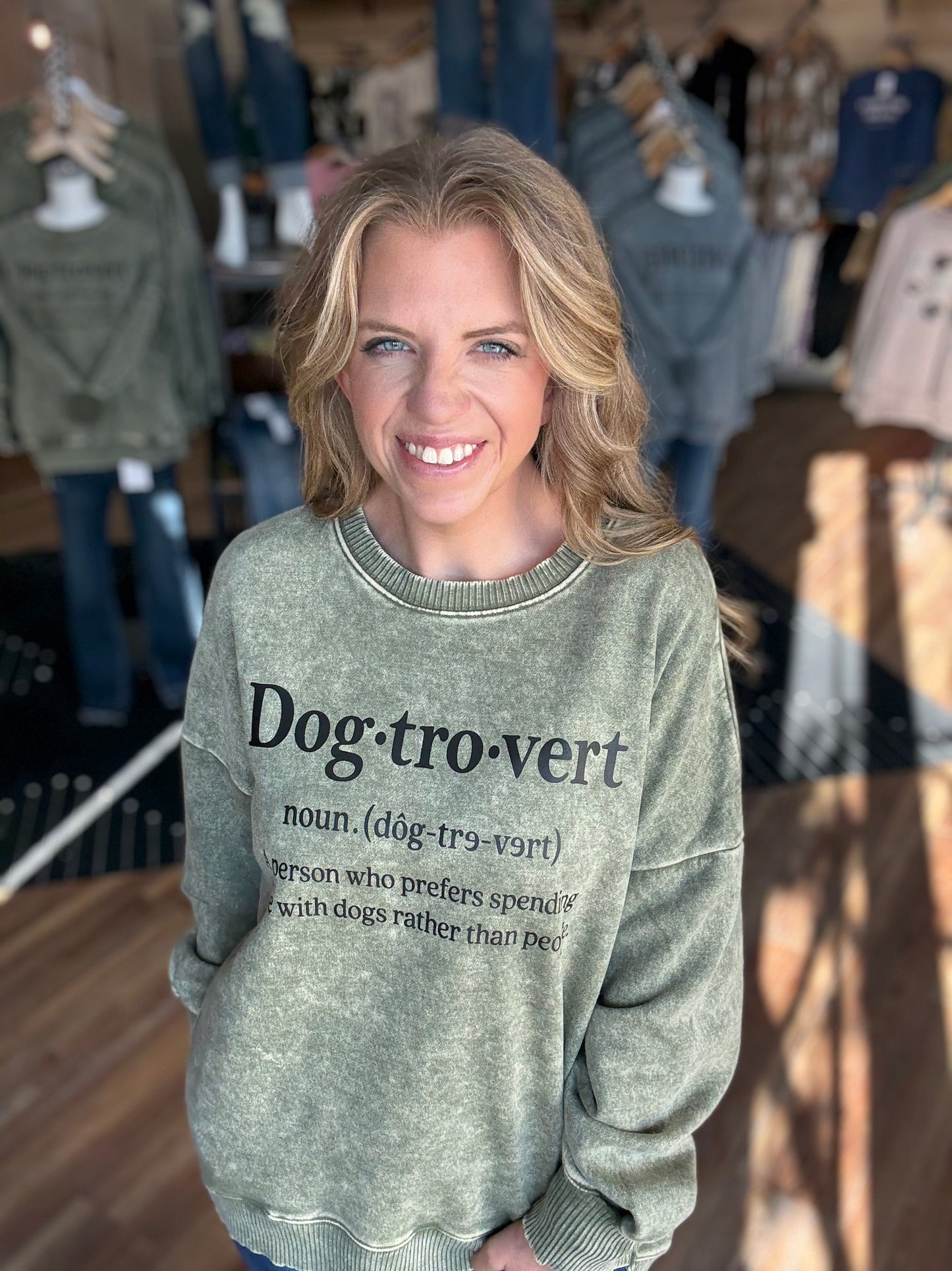 Dog-tro-vert Crew Sweatshirt