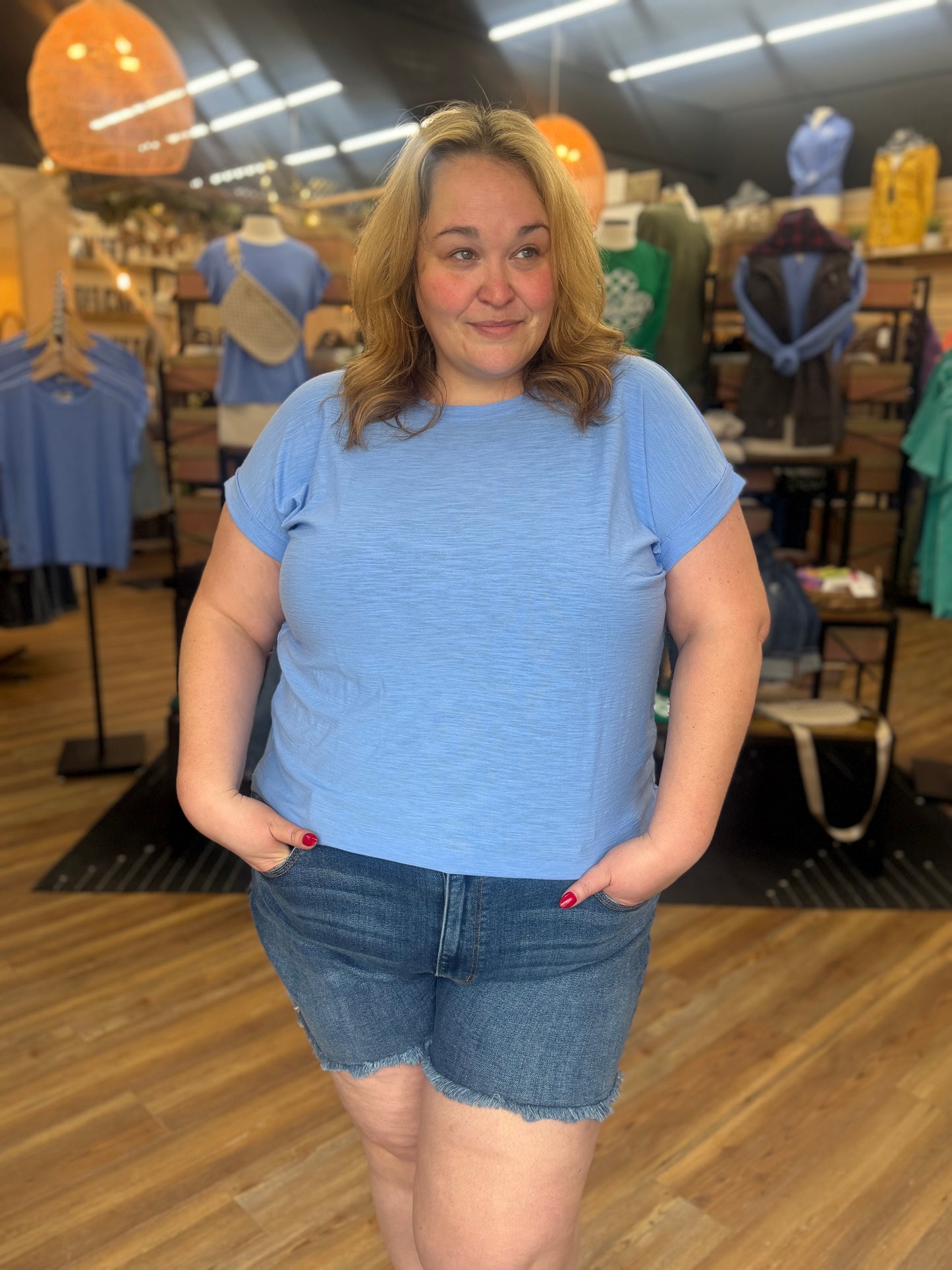 Devotion Frayed JUDY BLUE Shorts