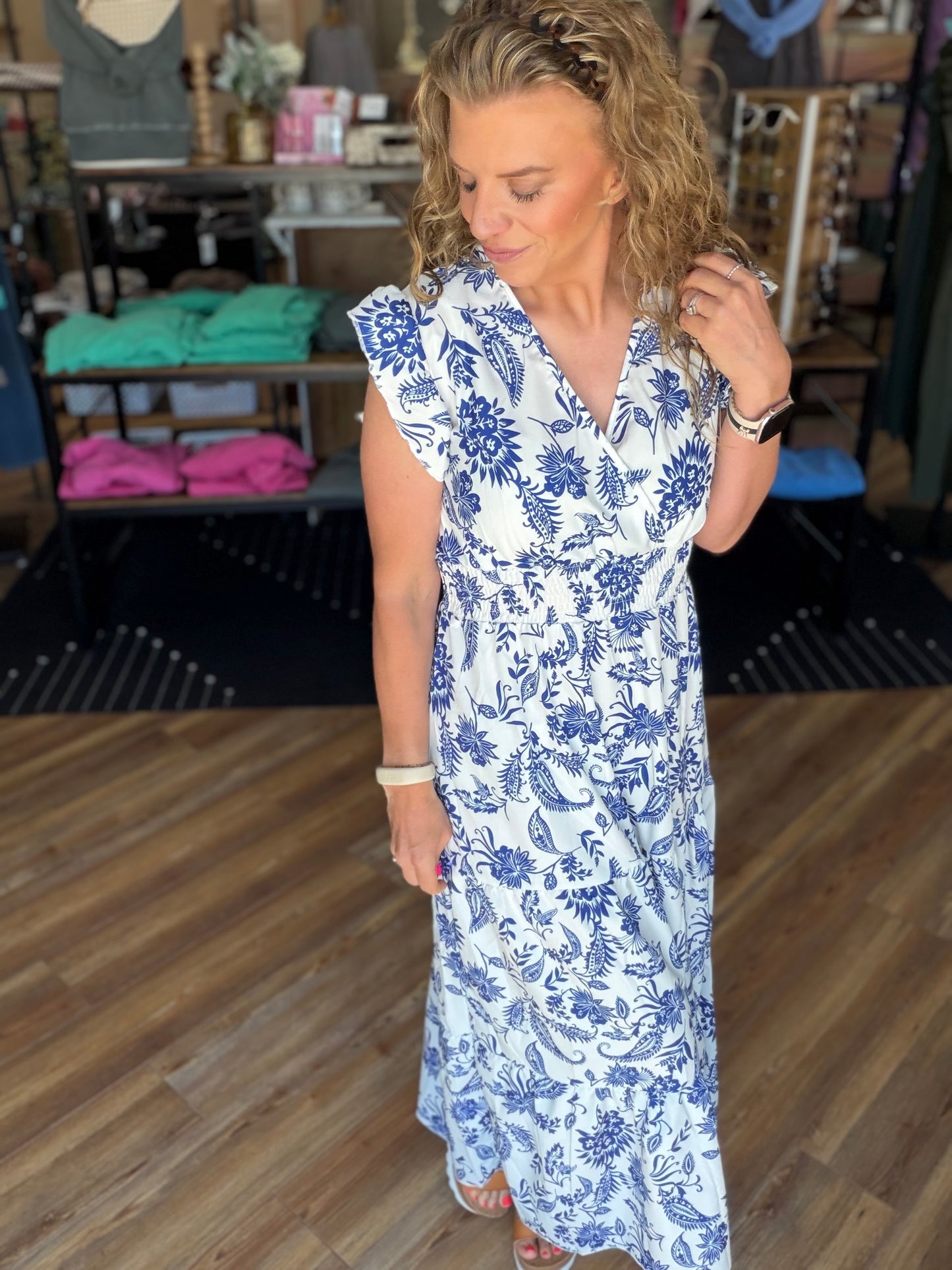 Butterfly Sleeve Dress