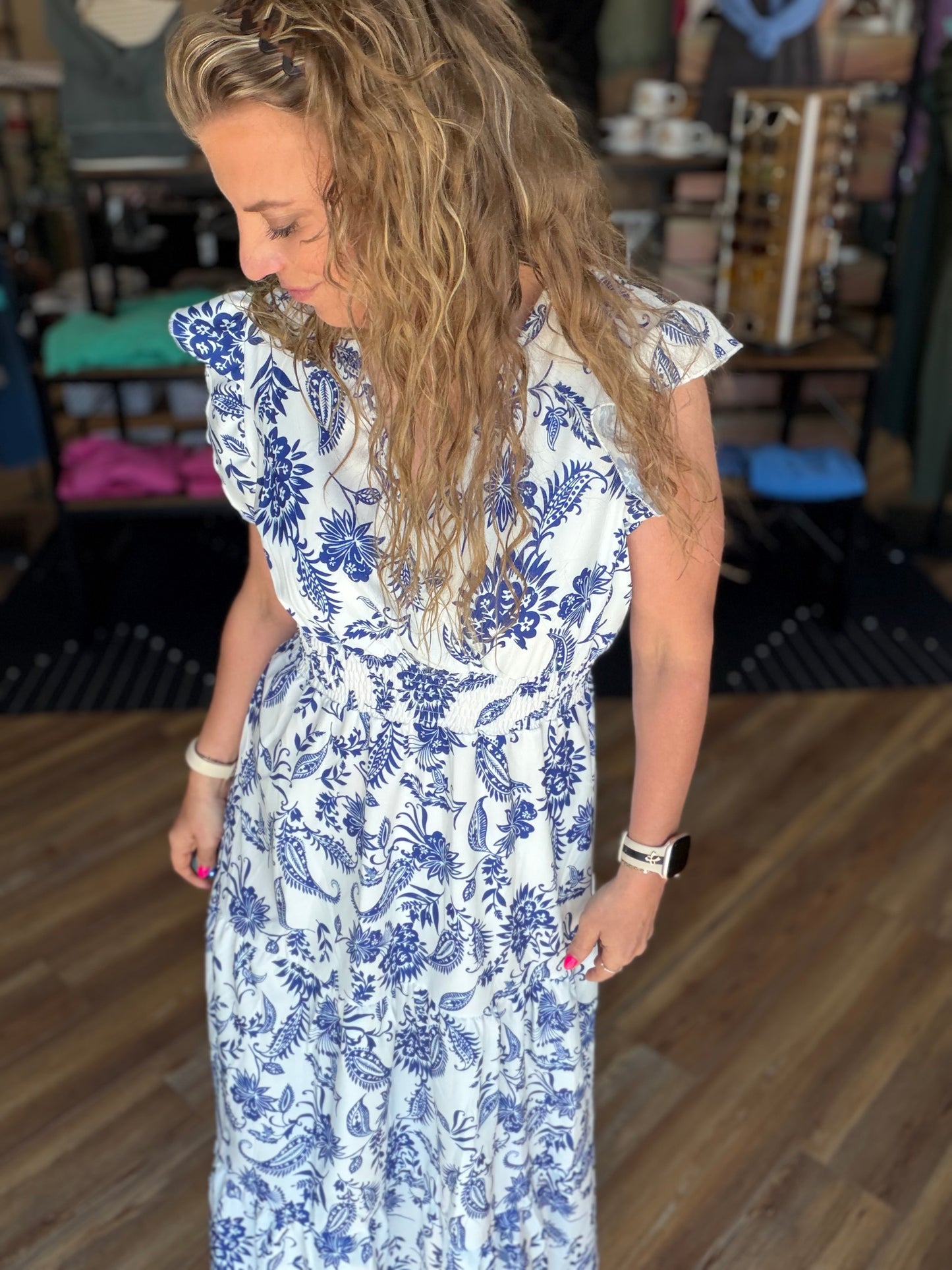 Butterfly Sleeve Dress