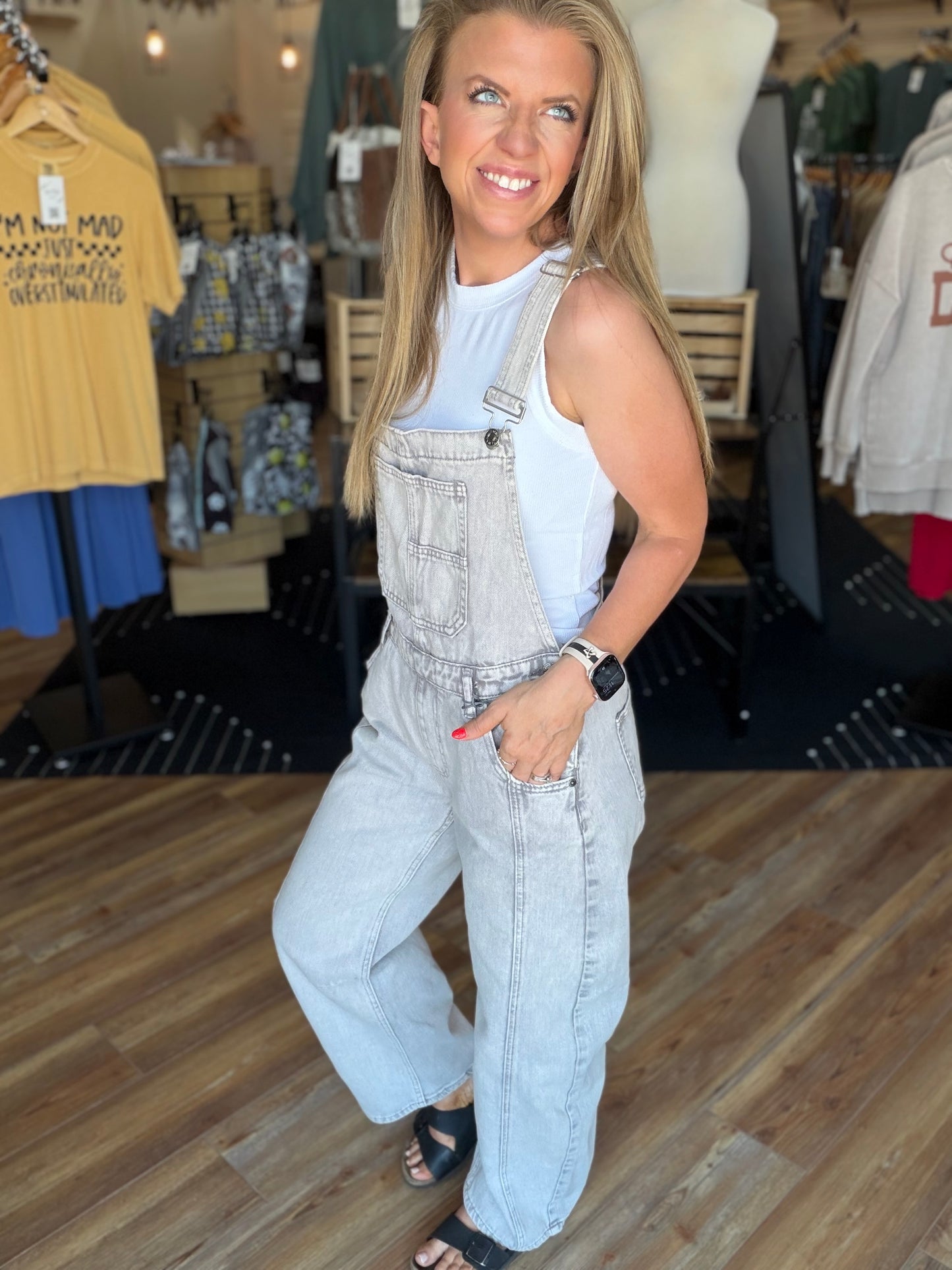 Optimistic Barrel Overalls