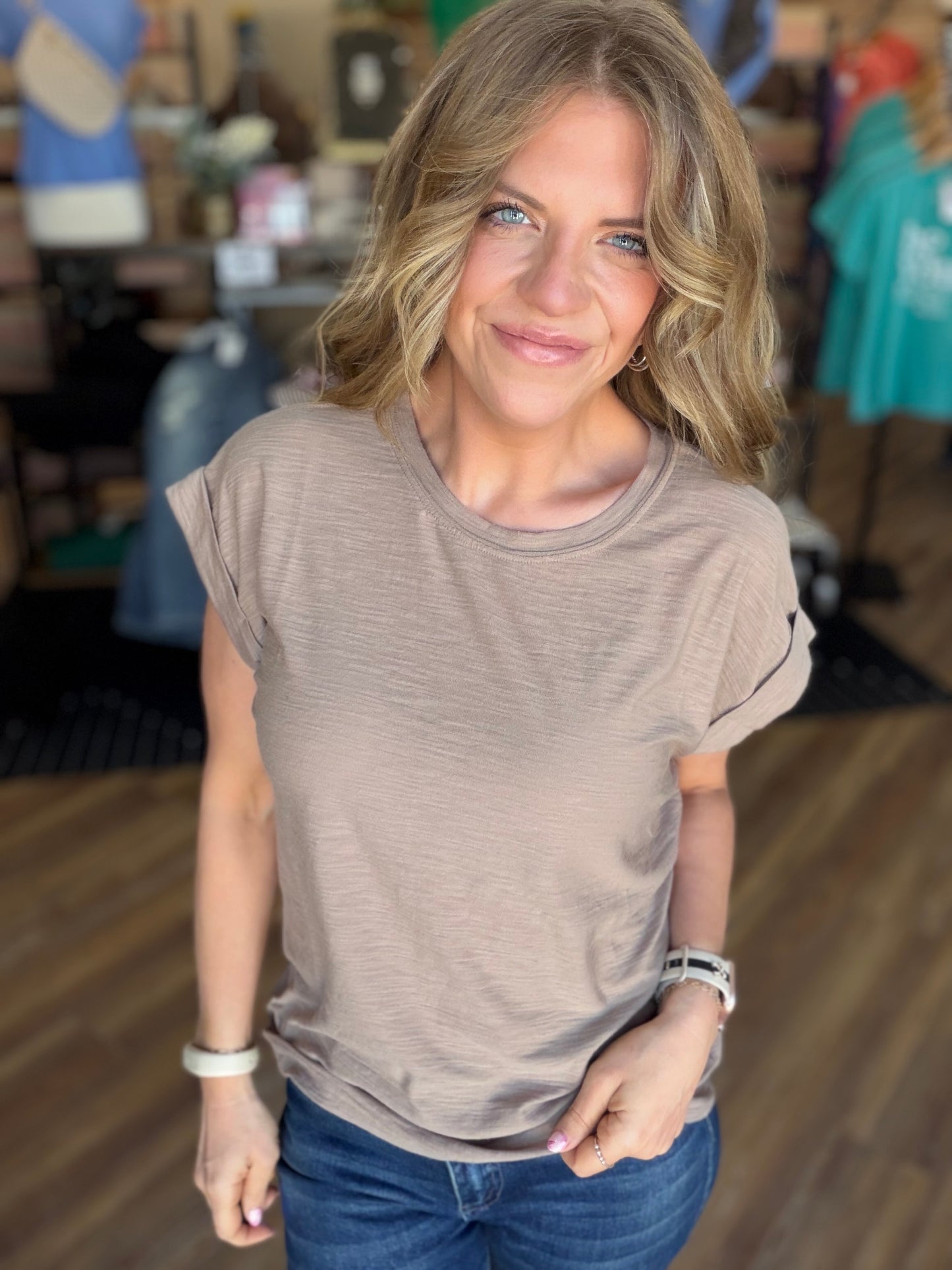 Privileged Cuffed Tee