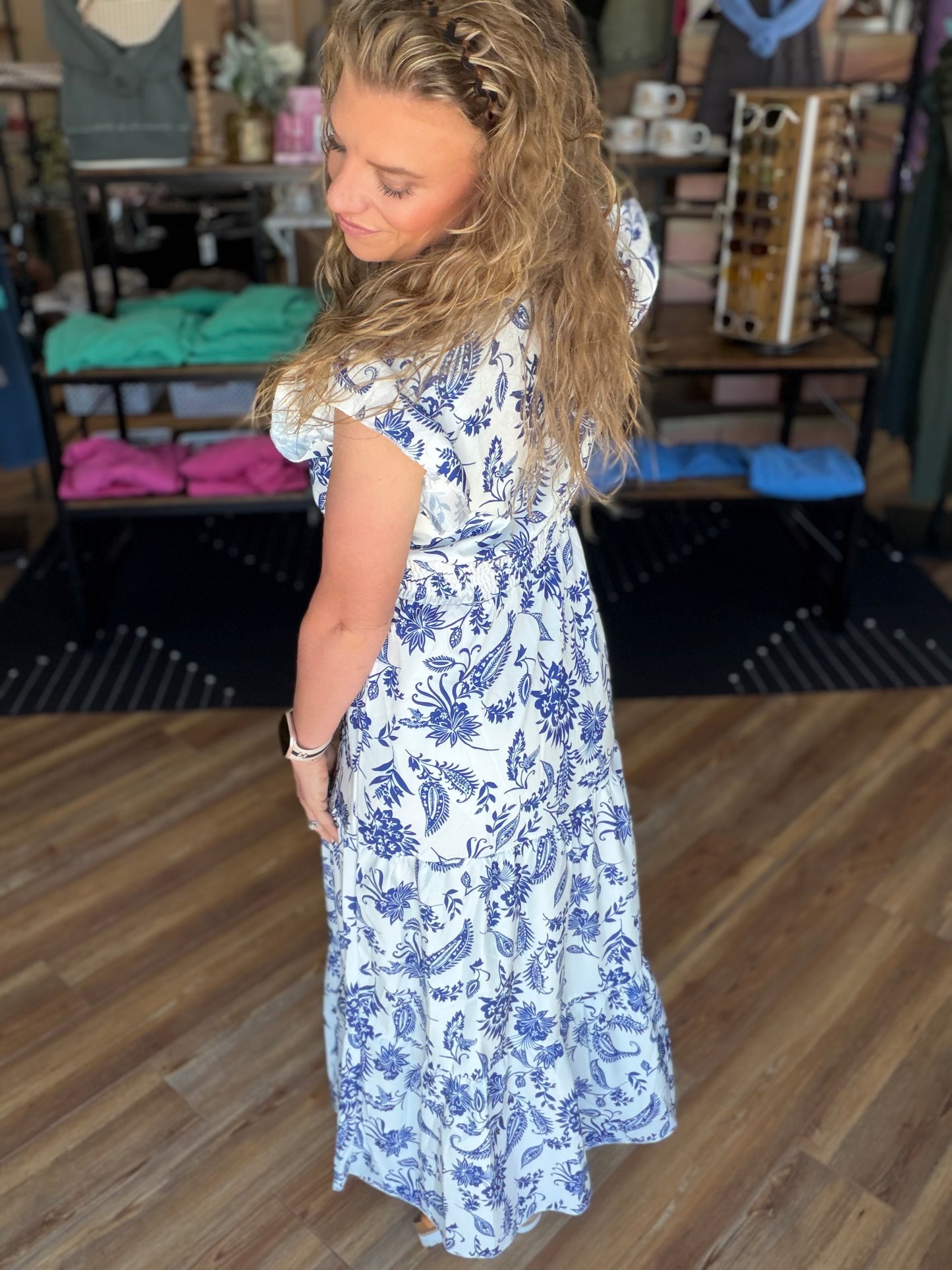 Butterfly Sleeve Dress