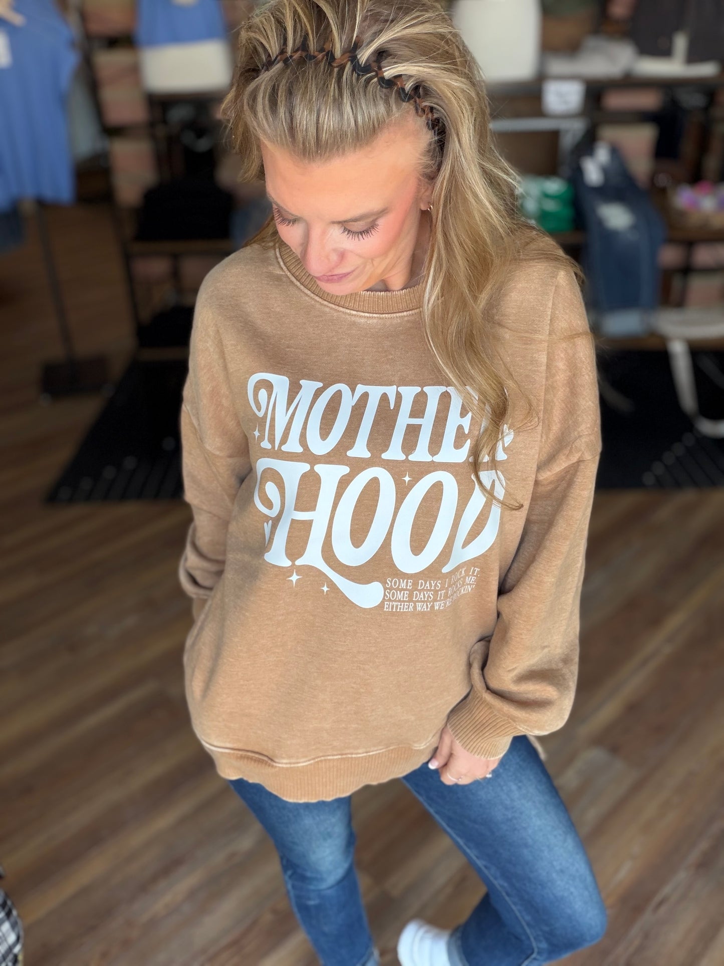 Motherhood Crew Sweatshirt