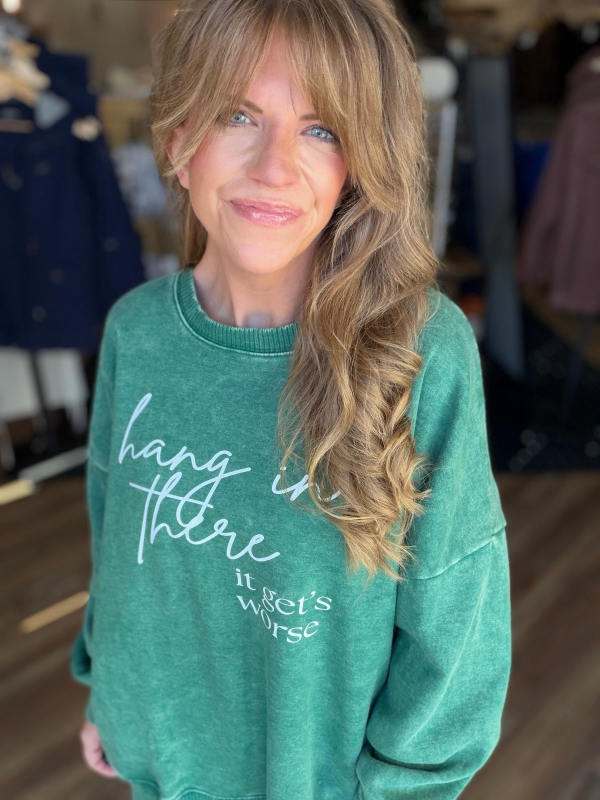 Hang in there Crew Sweatshirt