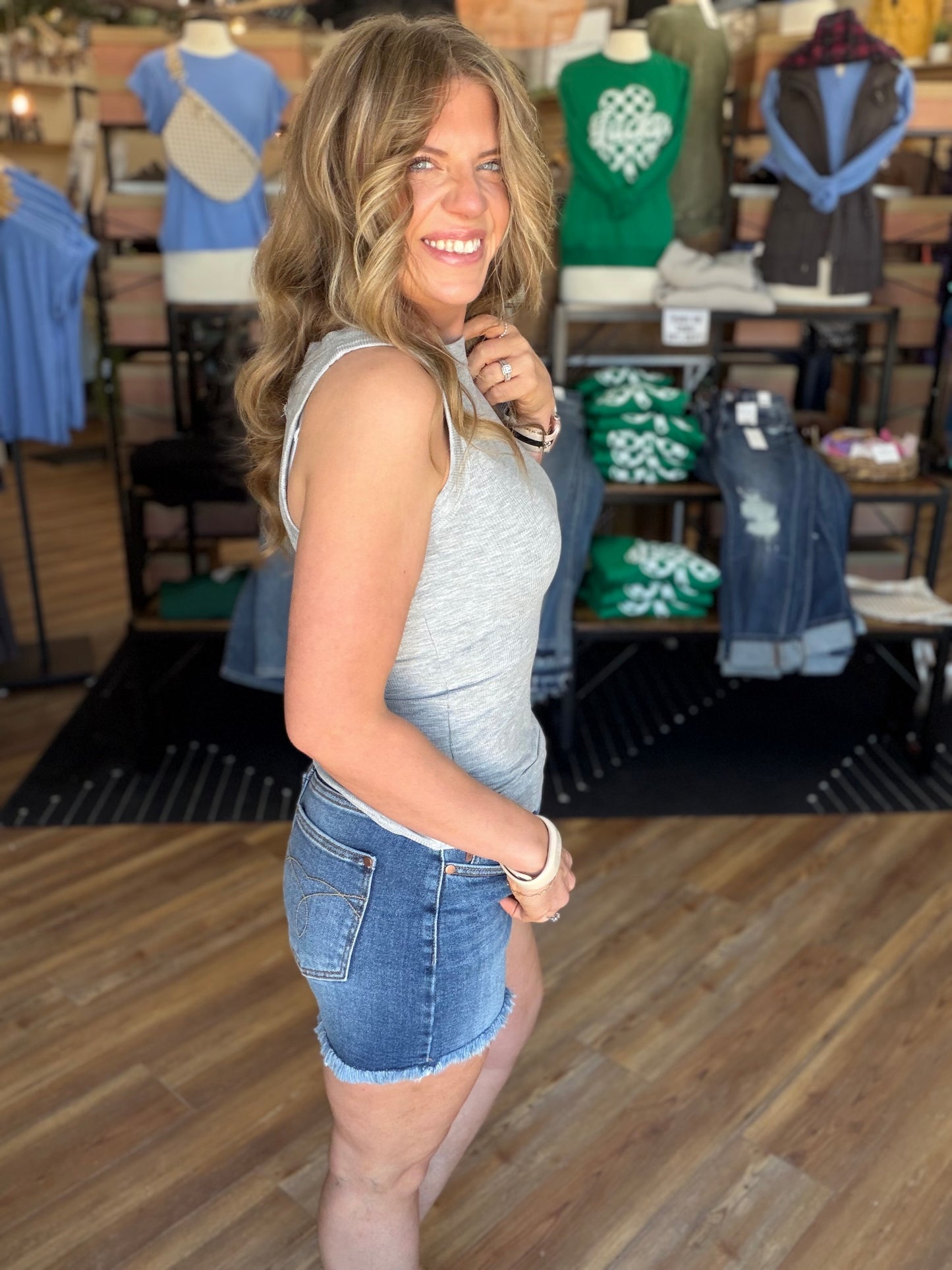 Devotion Frayed JUDY BLUE Shorts