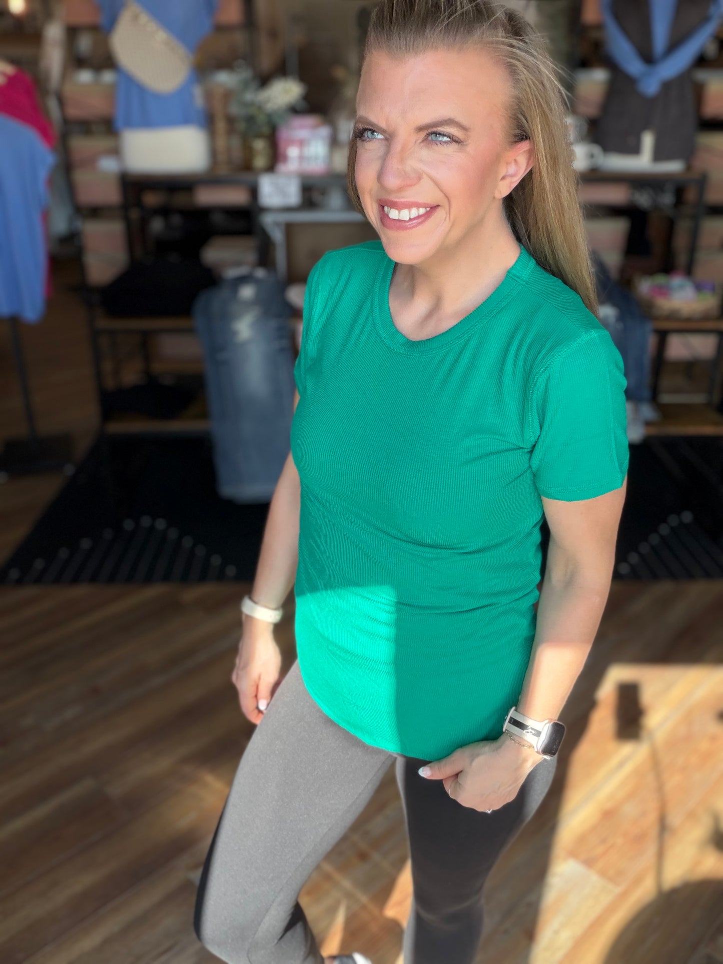 Essential Ribbed Tee