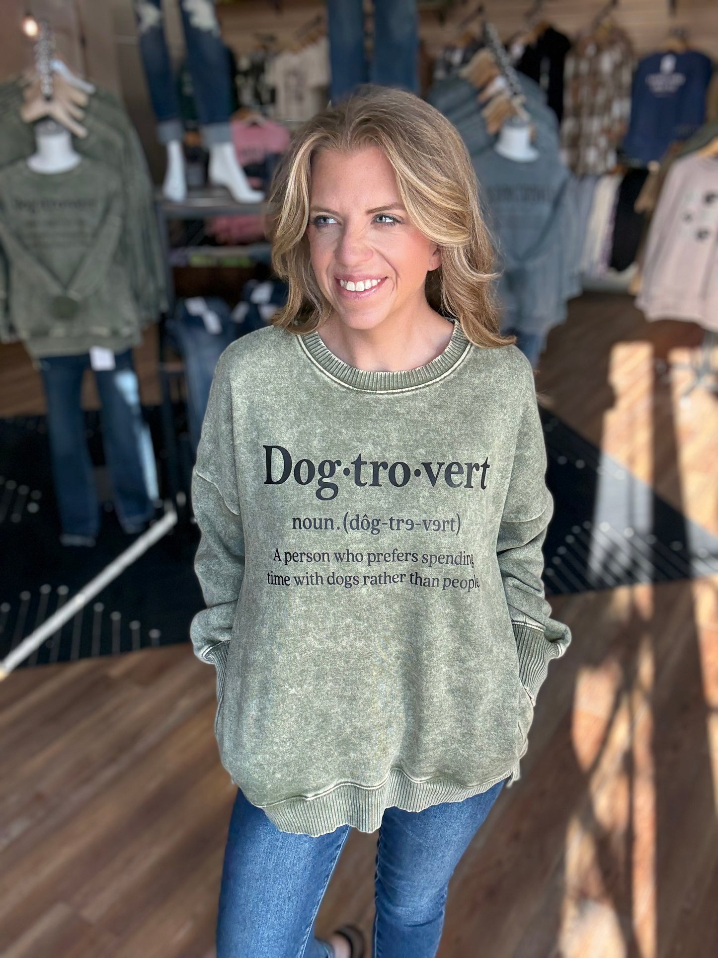 Dog-tro-vert Crew Sweatshirt