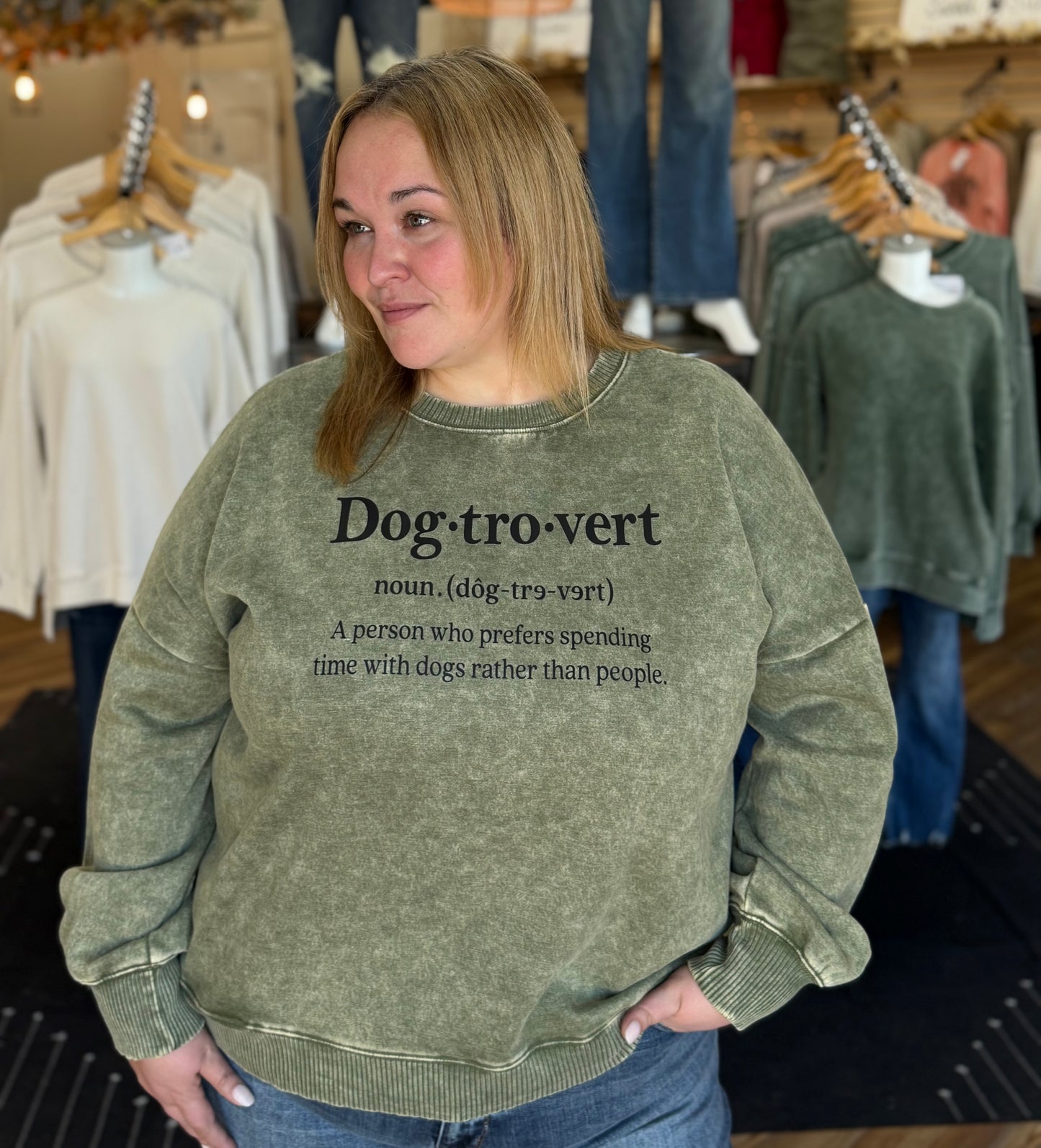 Dog-tro-vert Crew Sweatshirt