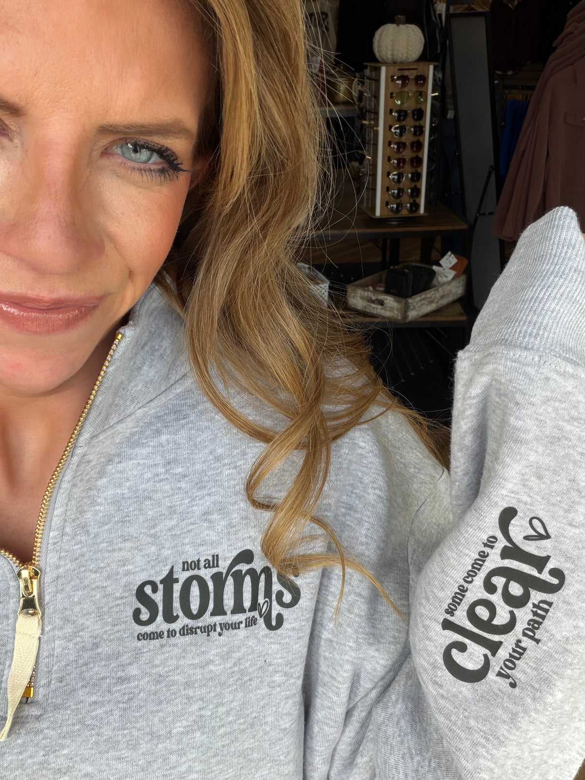 Clear Your Path Quarter Zip