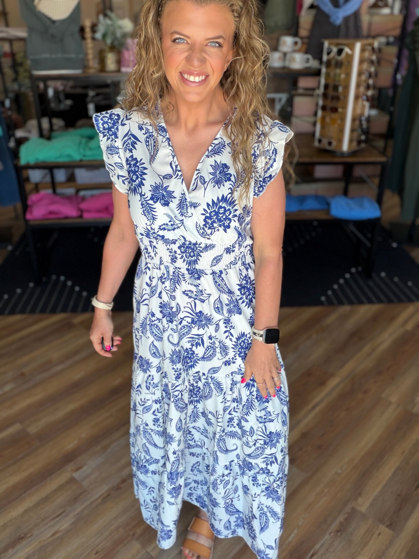 Butterfly Sleeve Dress