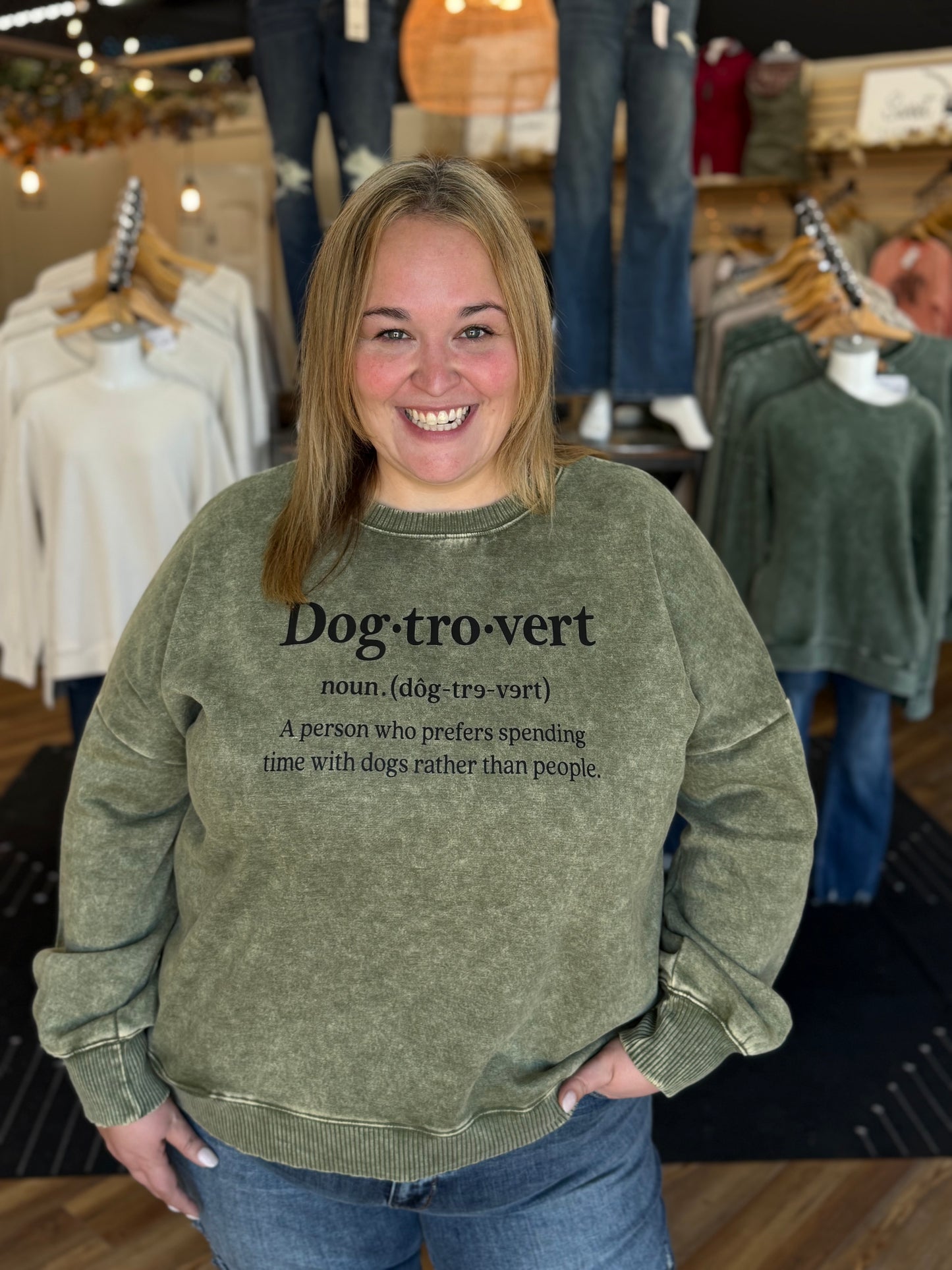 Dog-tro-vert Crew Sweatshirt