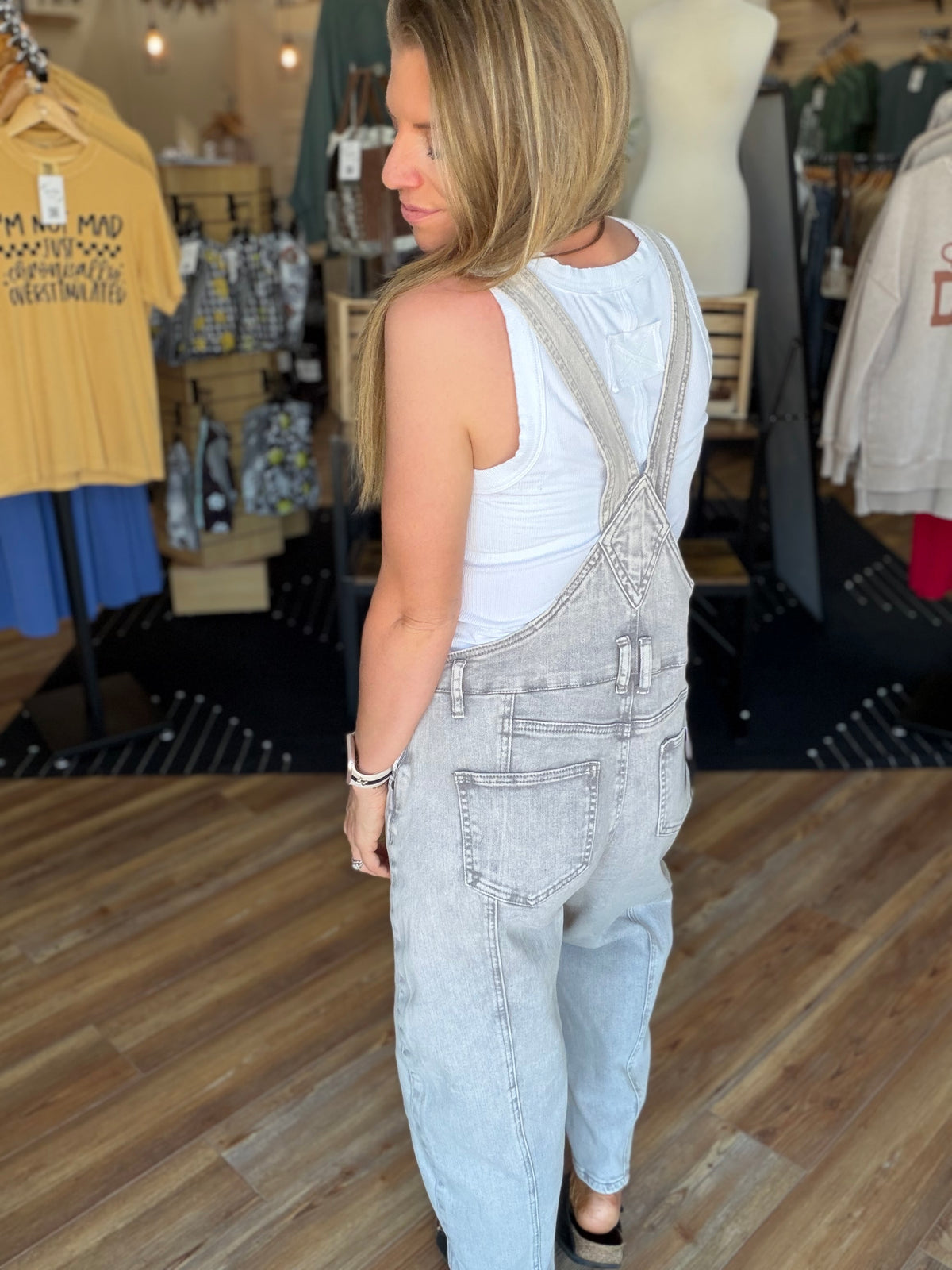 Optimistic Barrel Overalls