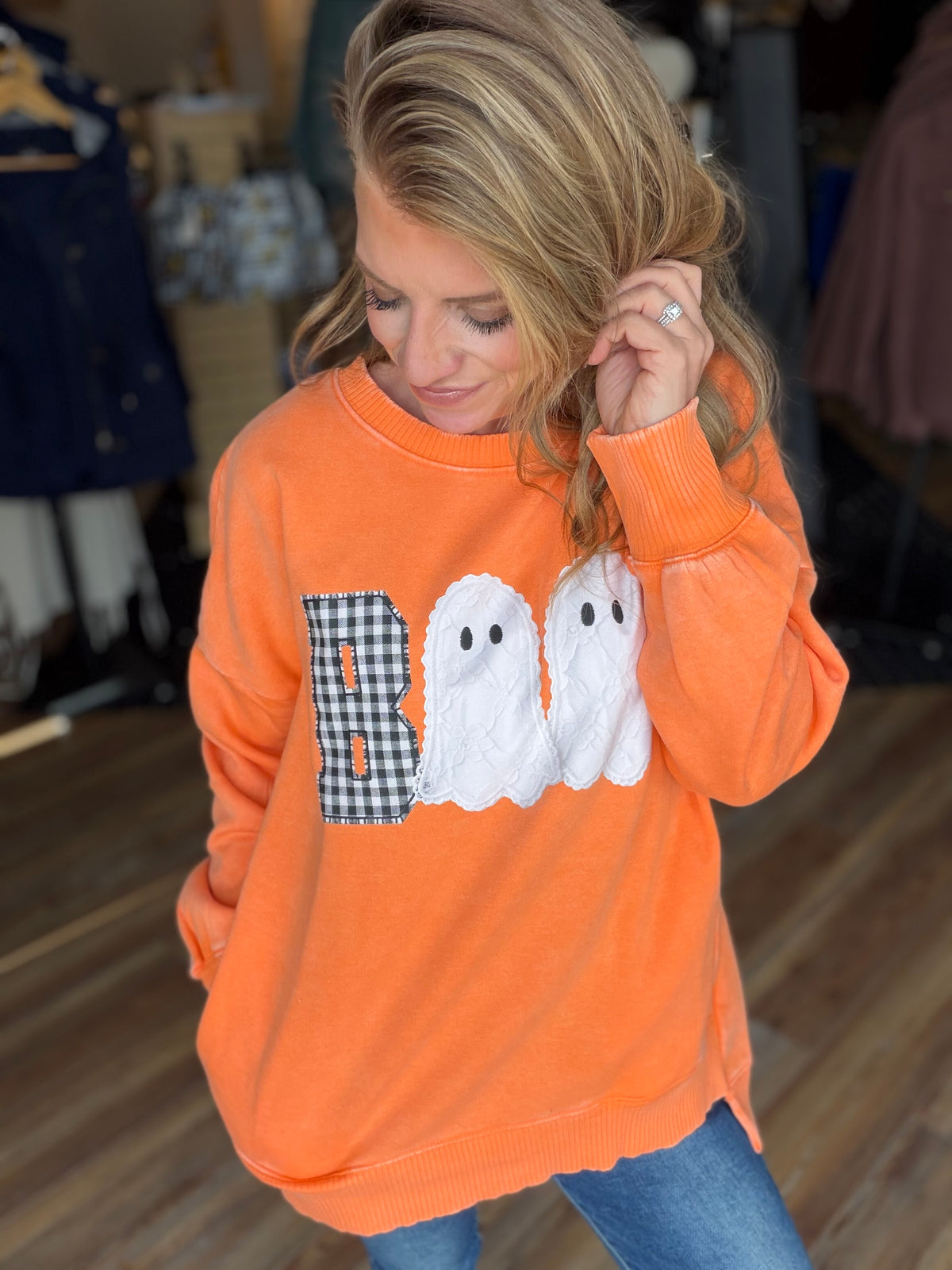 Boo Crew Sweatshirt