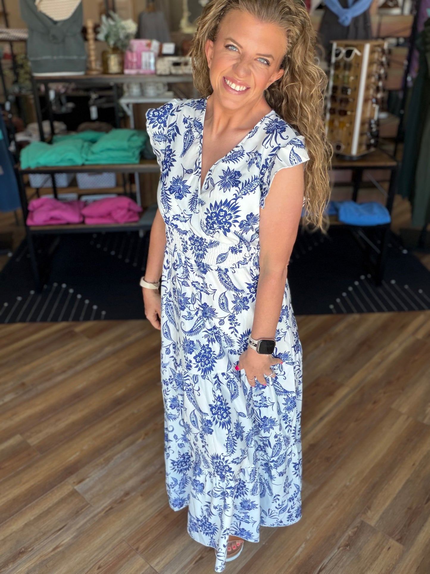 Butterfly Sleeve Dress