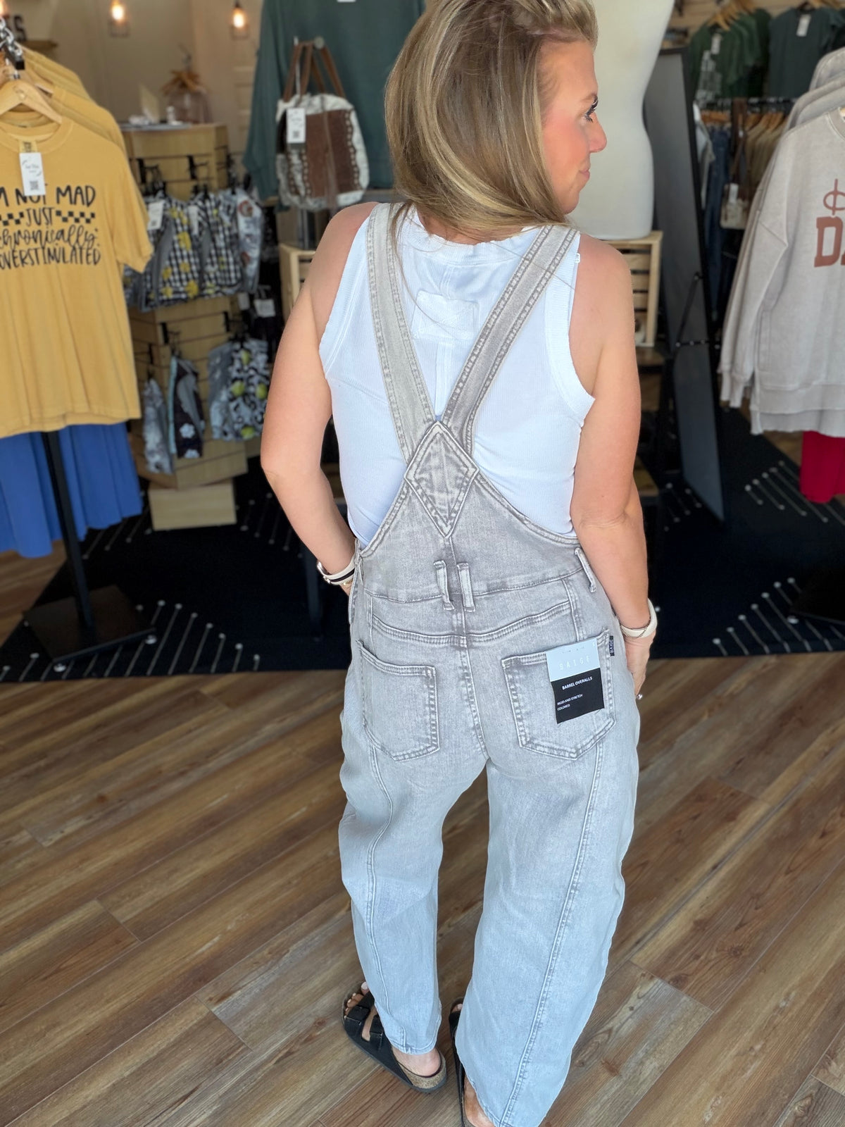 Optimistic Barrel Overalls